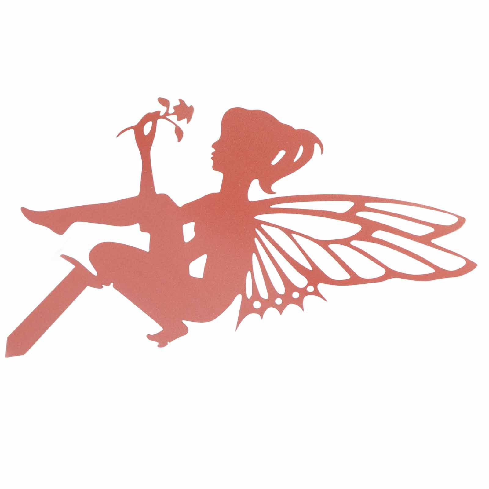 Decorative Garden Stakes Fairy Silhouette Metal Yard Stakes Arts Outdoor view 2