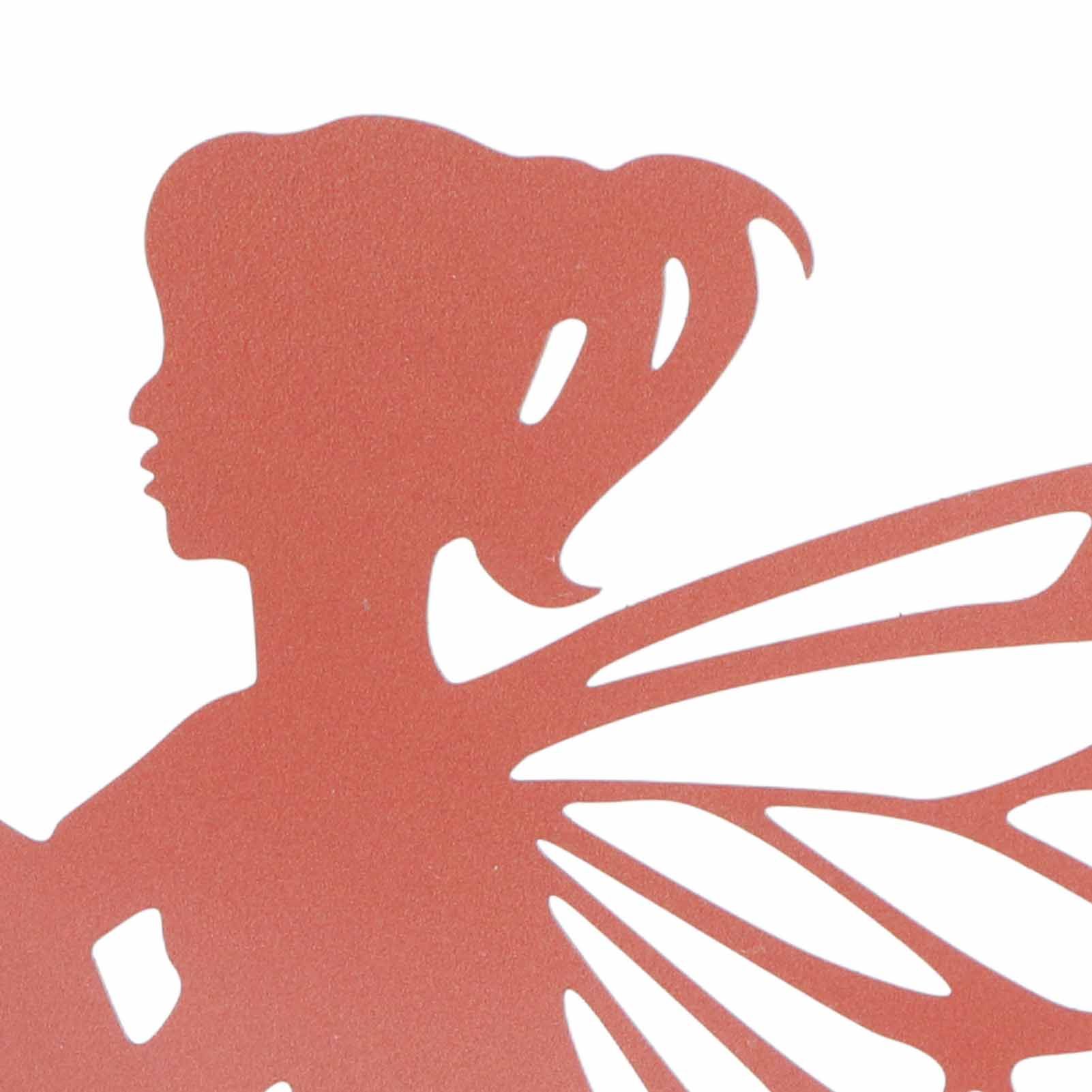 Decorative Garden Stakes Fairy Silhouette Metal Yard Stakes Arts Outdoor view 8