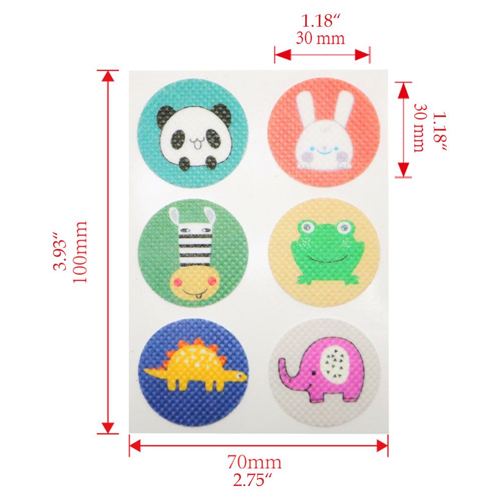 12 Sheets 72Pcs Mosquito Patches Cartoon Non Woven Natural Plant Essential Oil view 4