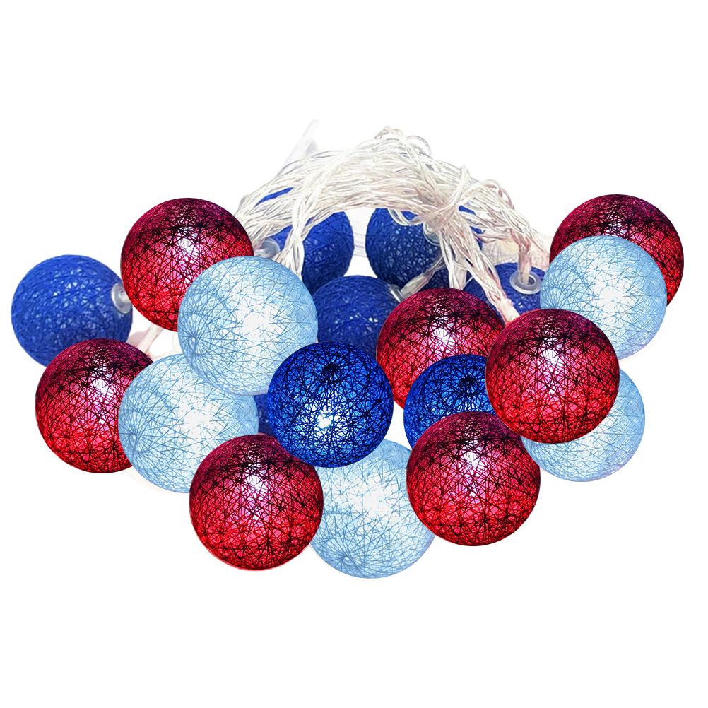 4th of July Decoration Lights 3 Meter 20 LED Independence Day String Lights view 3