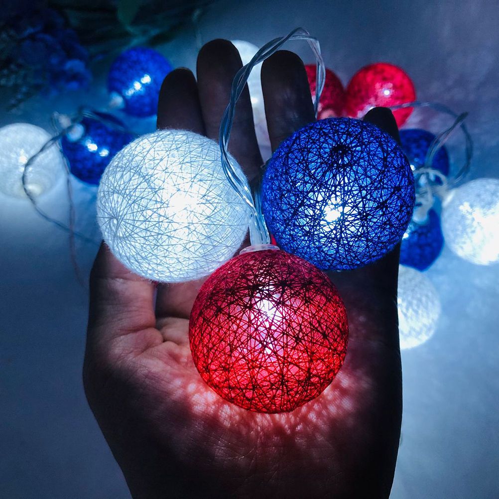 4th of July Decoration Lights 3 Meter 20 LED Independence Day String Lights view 4