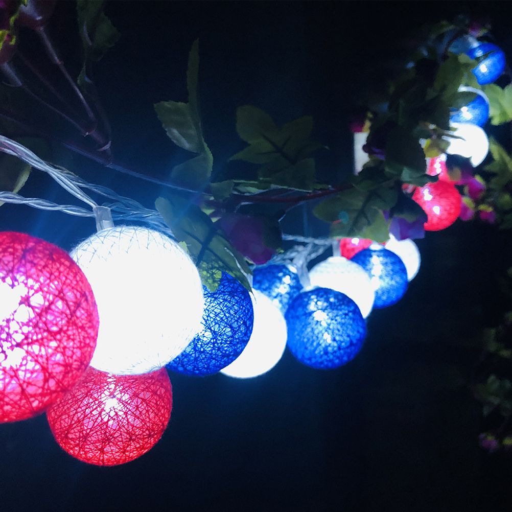 4th of July Decoration Lights 3 Meter 20 LED Independence Day String Lights view 6