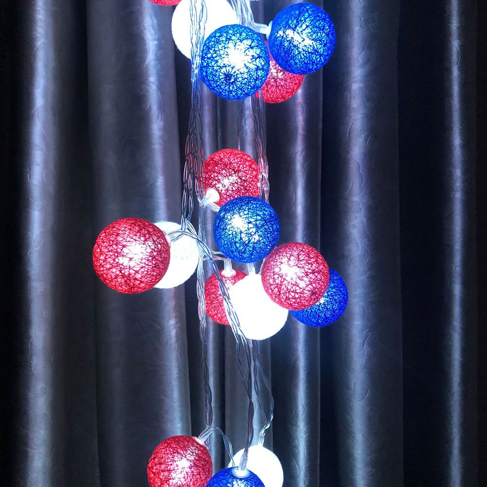 4th of July Decoration Lights 3 Meter 20 LED Independence Day String Lights view 7