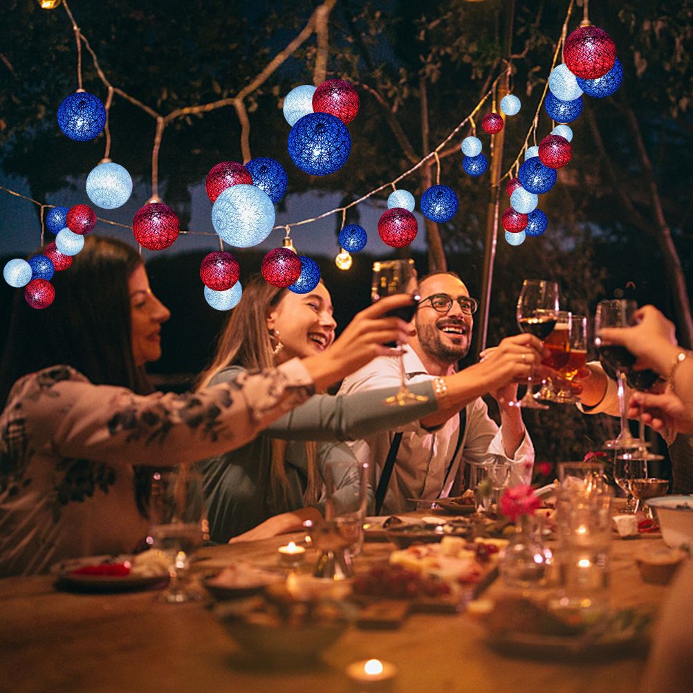 4th of July Decoration Lights 3 Meter 20 LED Independence Day String Lights view 9