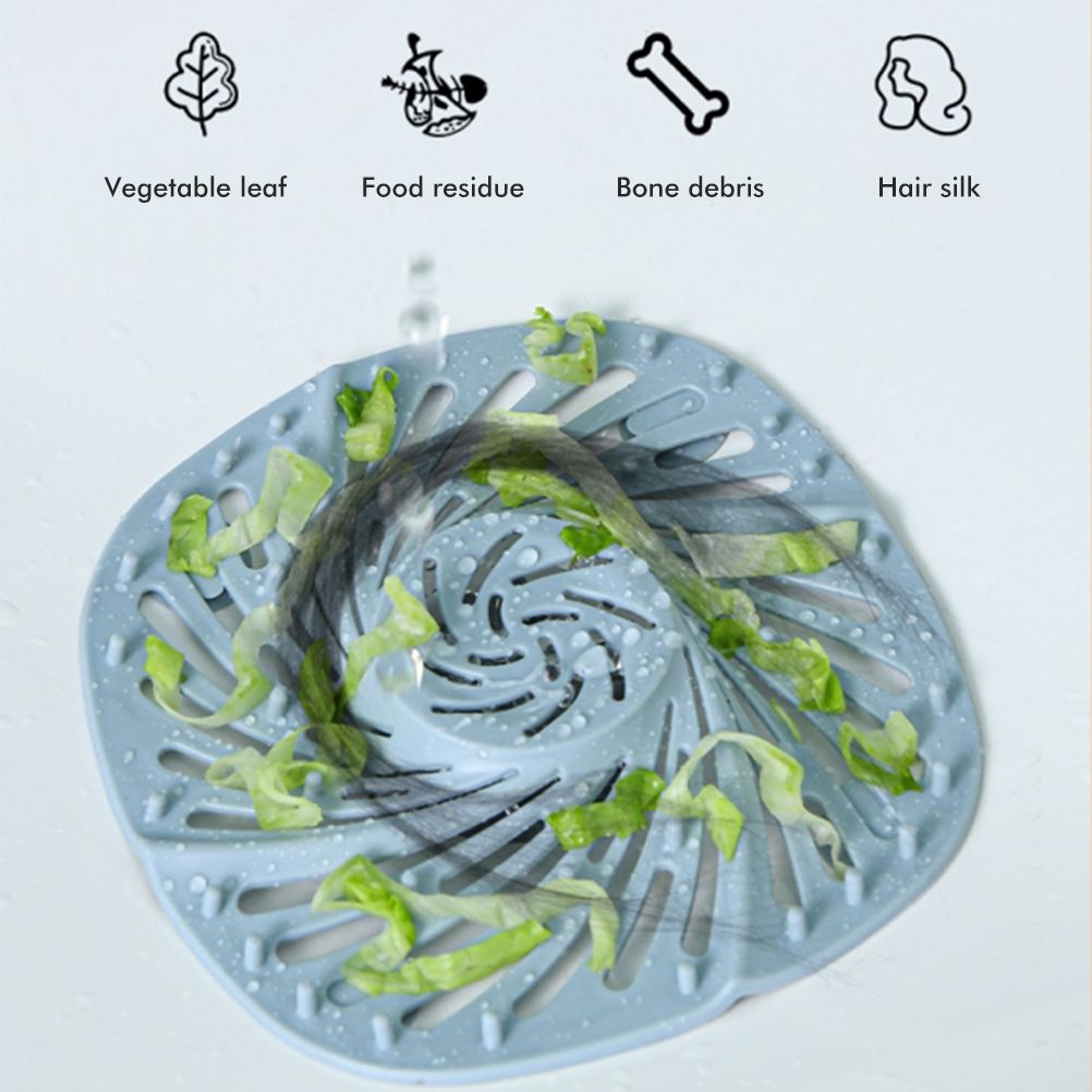 Hair Drain Catcher Shower Drain Cover Hair Stopper with Suction Cup for view 4
