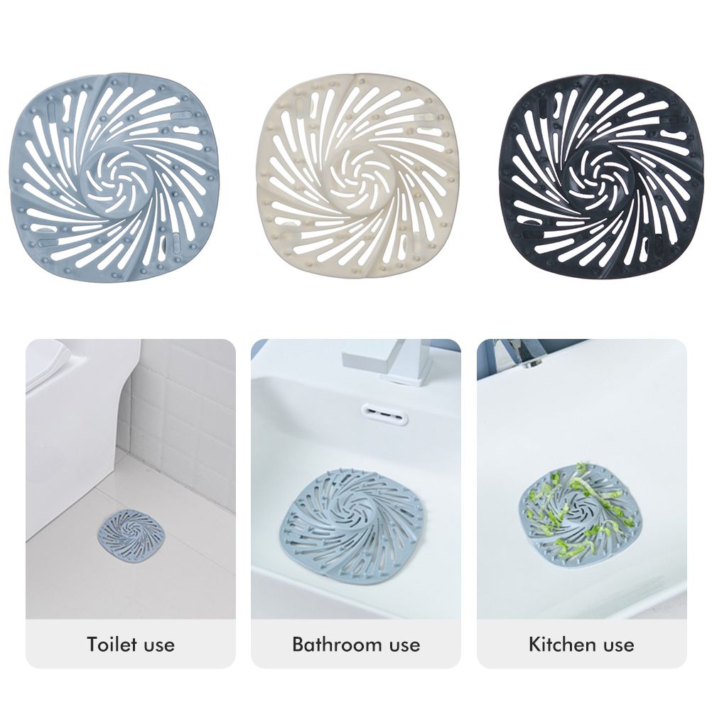 Hair Drain Catcher Shower Drain Cover Hair Stopper with Suction Cup for view 9