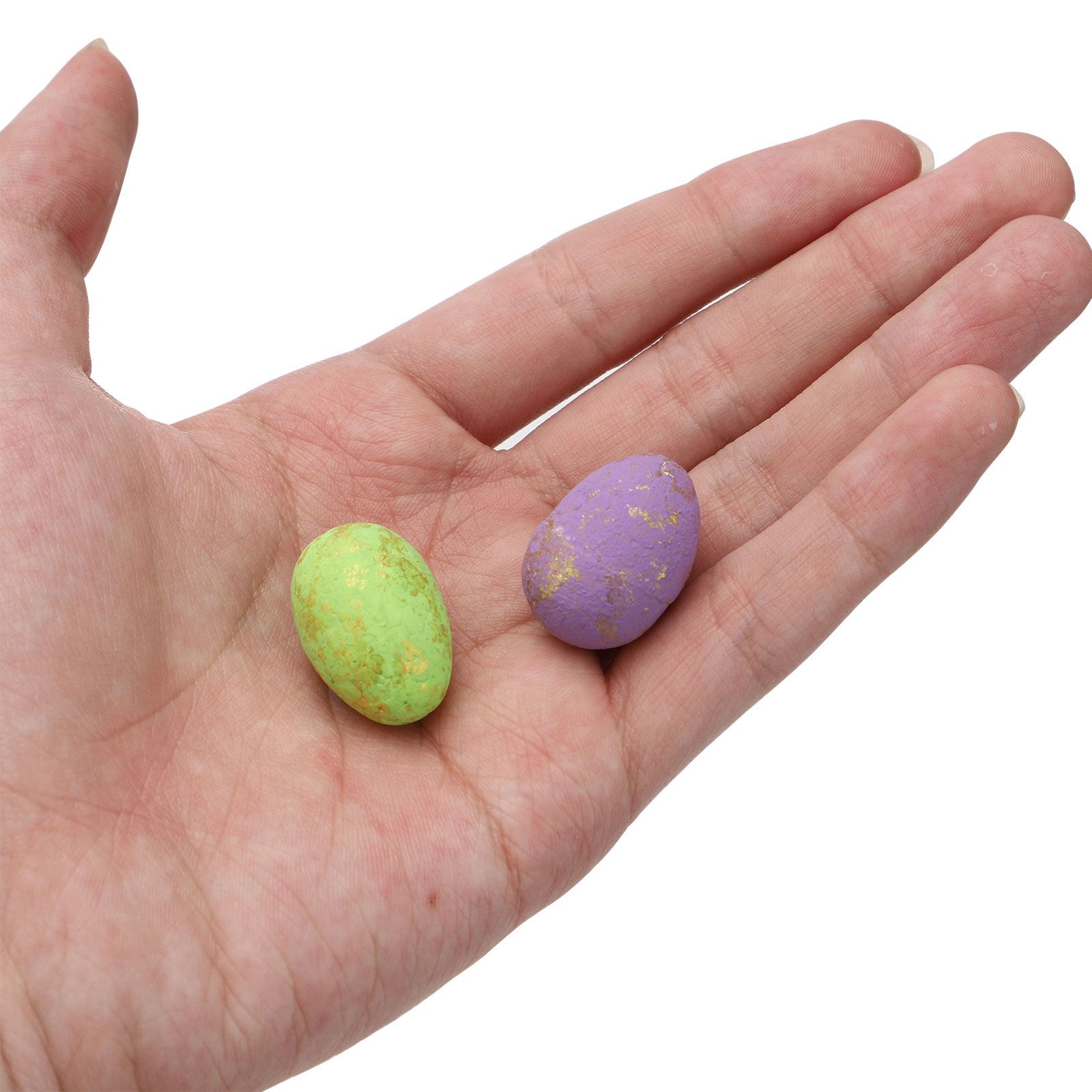 Easter Eggs Ornament Mini Foam Egg with Basket for Crafts and Spring Easter view 12