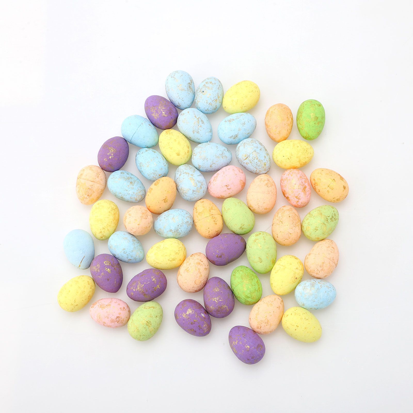 Easter Eggs Ornament Mini Foam Egg with Basket for Crafts and Spring Easter view 13