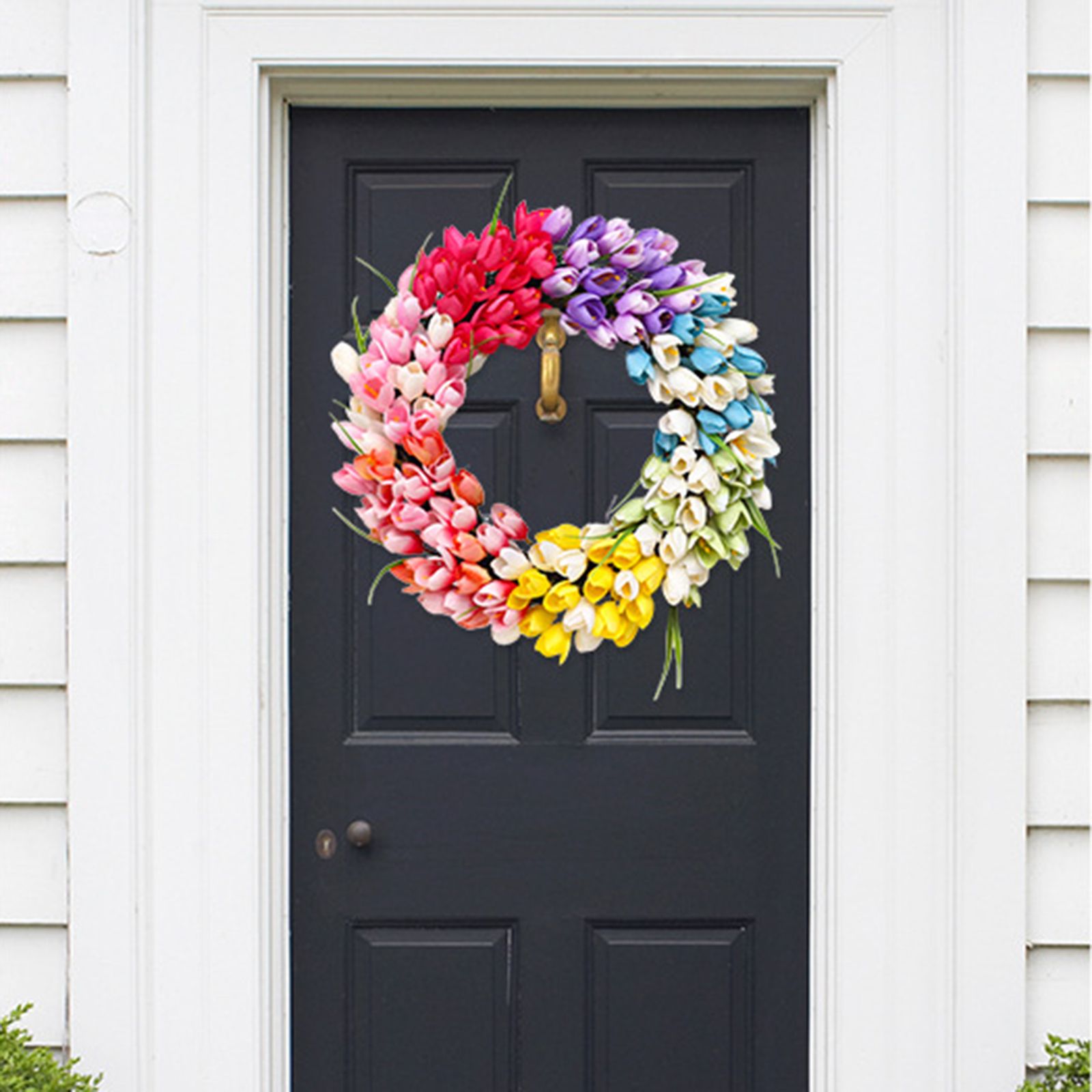 Wreath Simulation Flower Garland Garden Home Decoration view 14