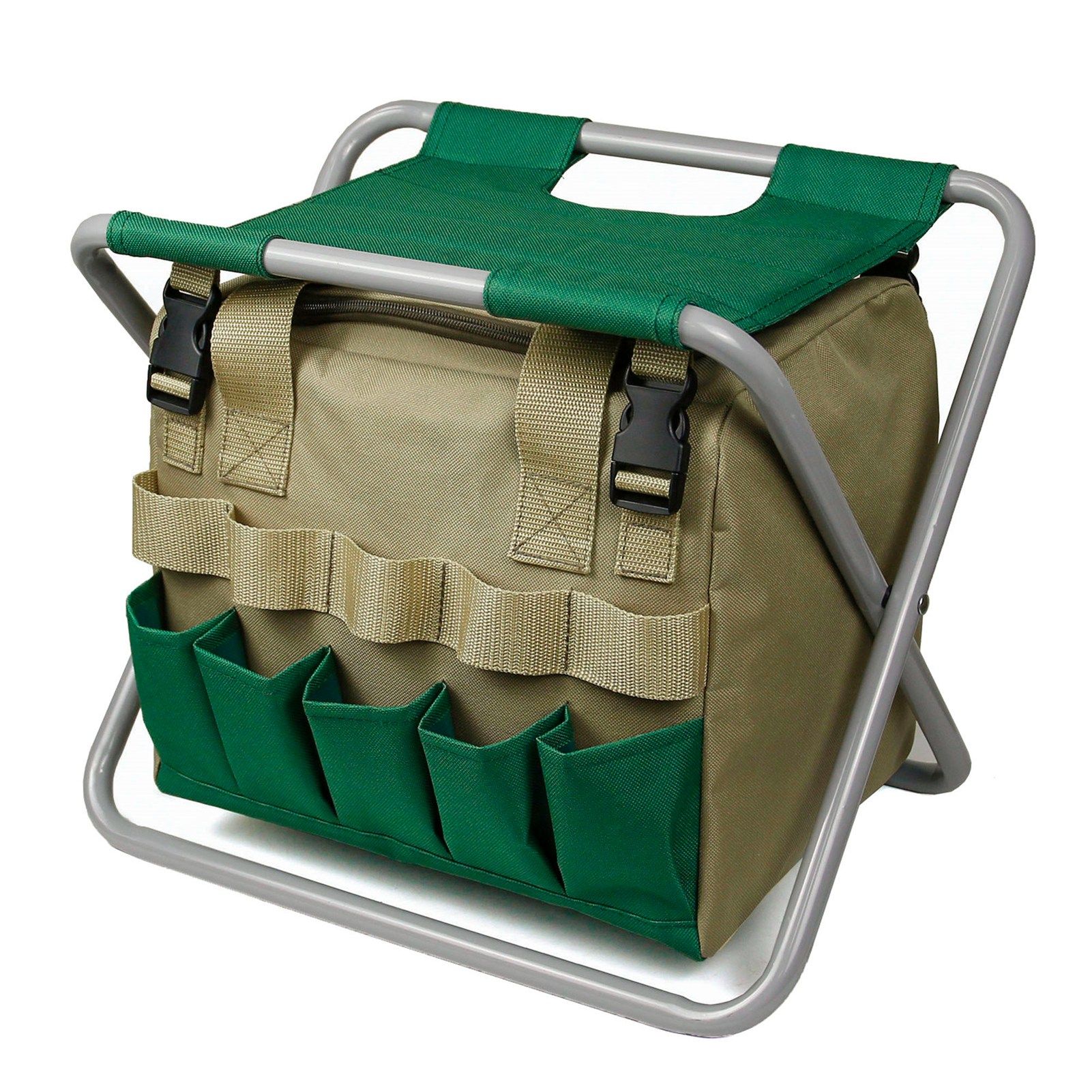 Removable Garden Tool Bench Folding Garden Stool Multifunction Gardening Tool