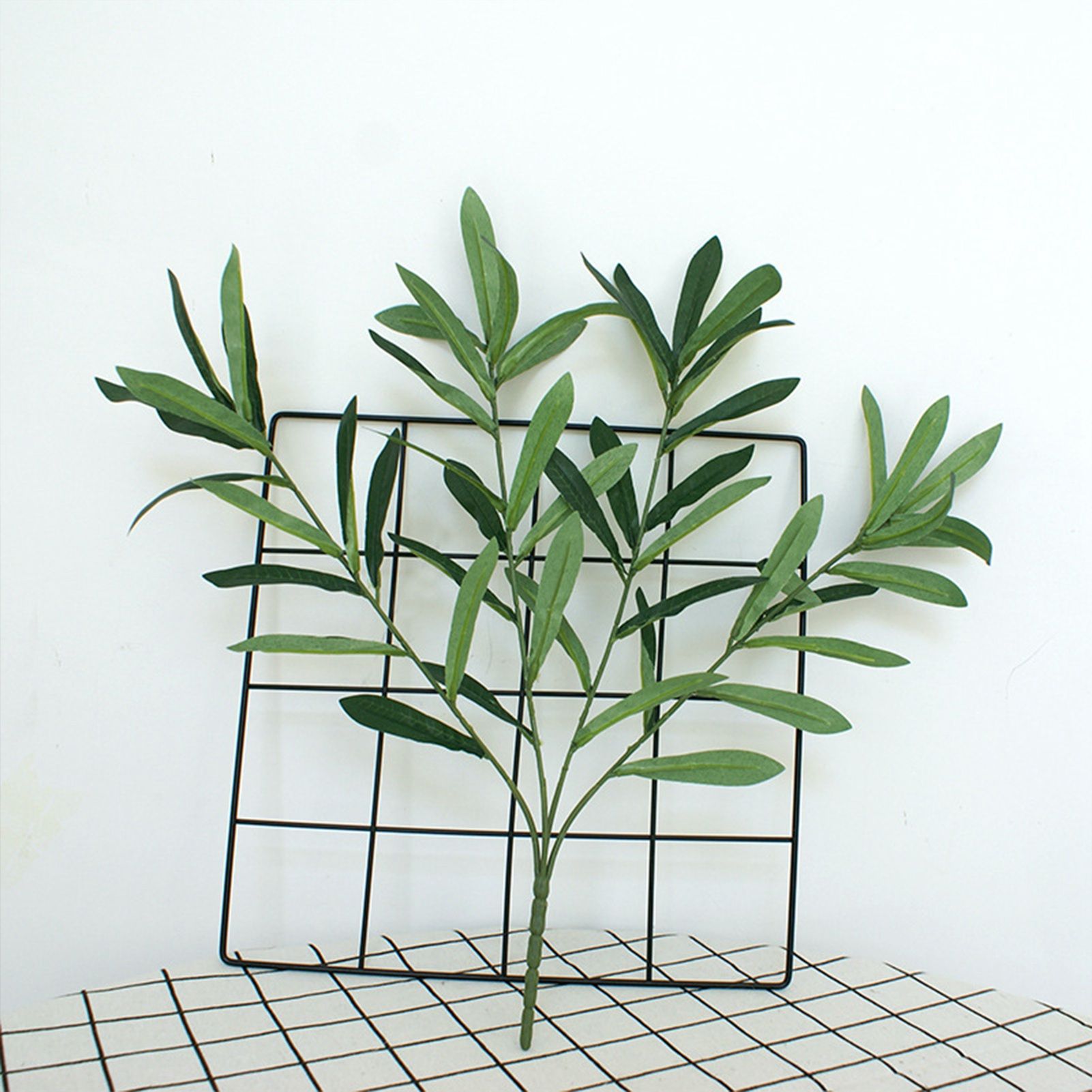 Artificial Olive Leaves Decoration Home Leaves Decoration for Wedding Garden view 3