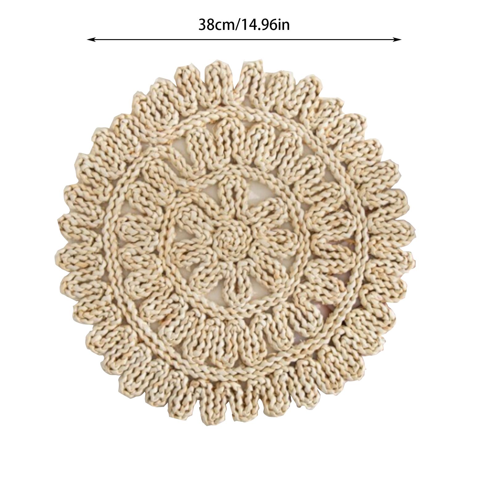 Placemats Multipurpose Thickened Exquisite Innovative Woven Heat Resistance view 4