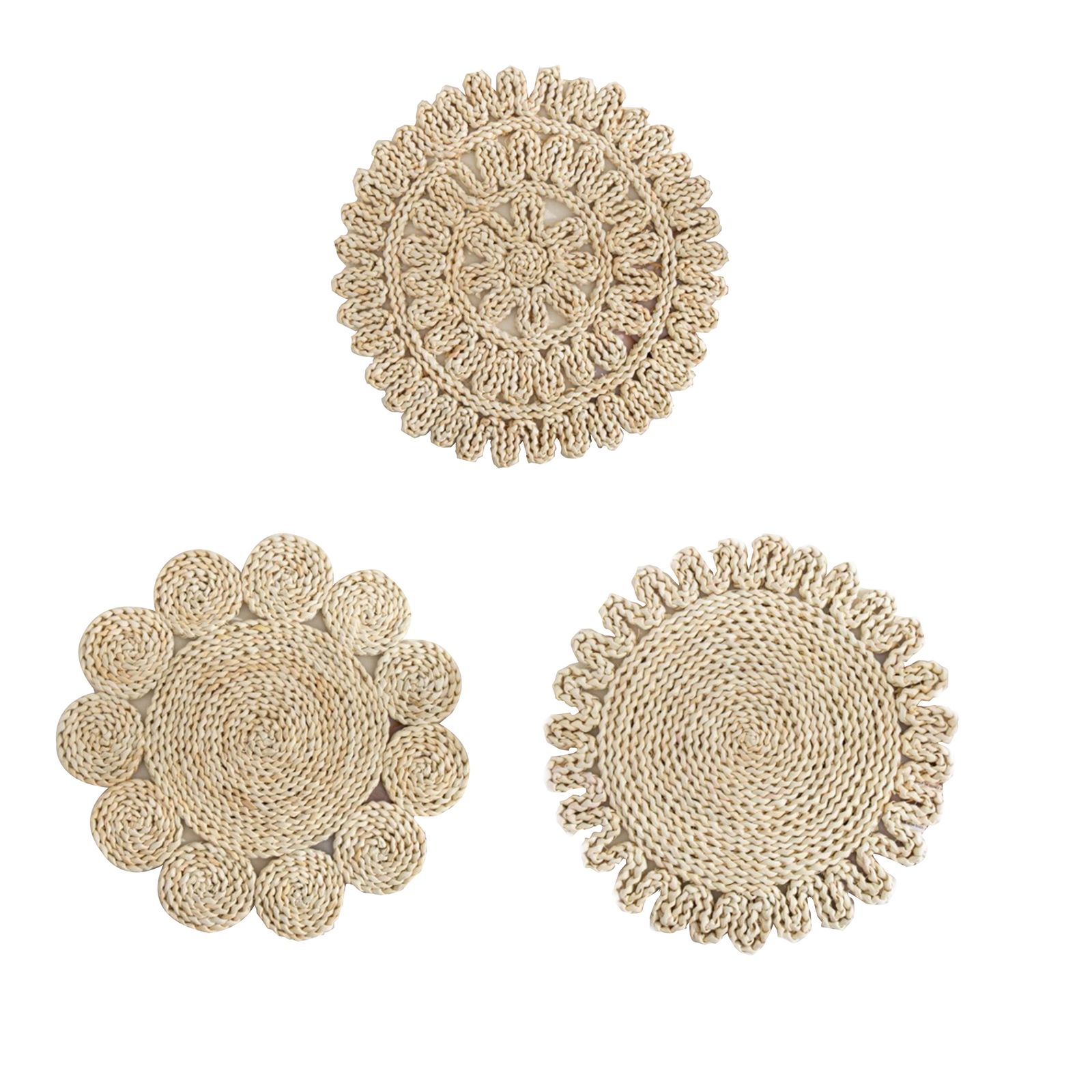 Placemats Multipurpose Thickened Exquisite Innovative Woven Heat Resistance view 13