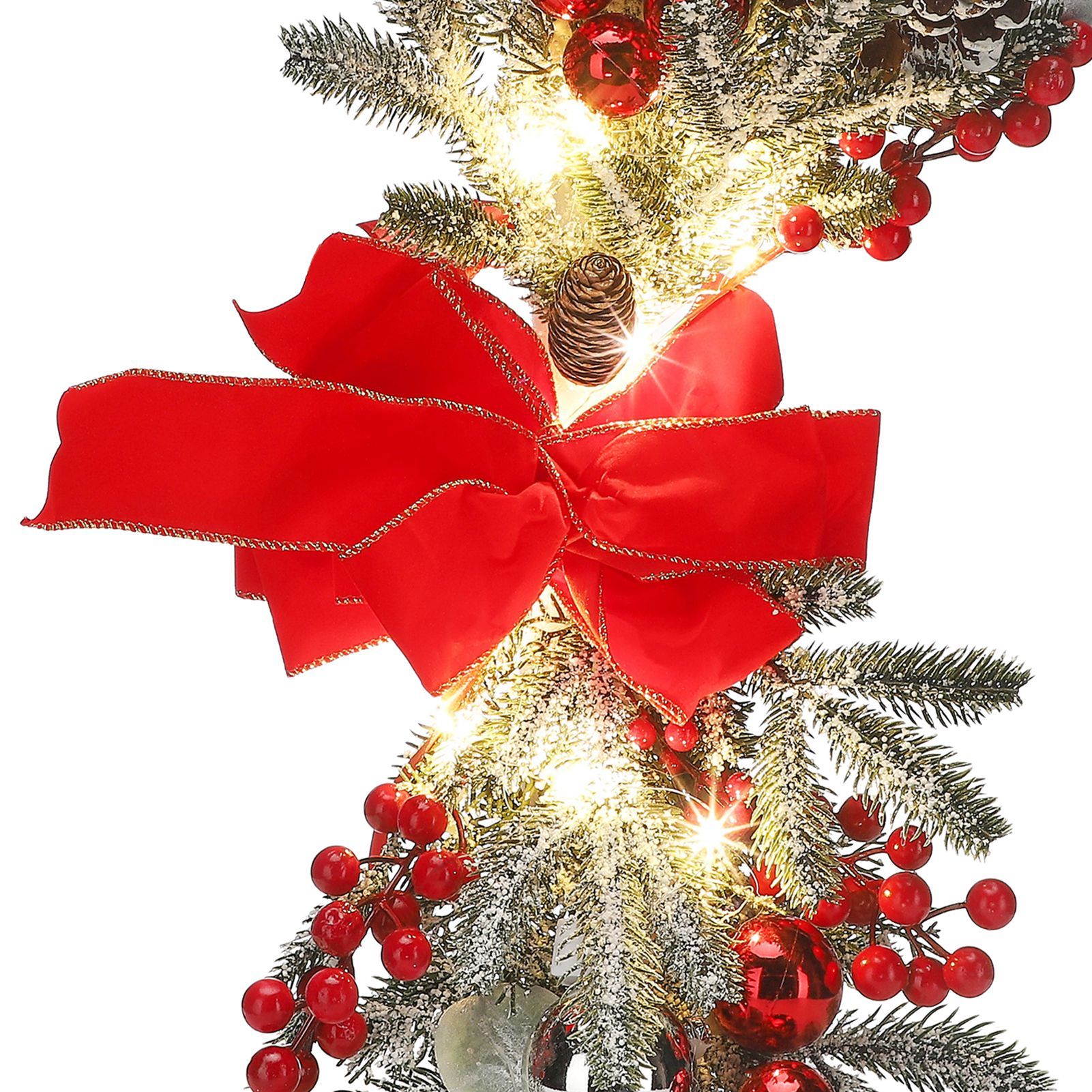 Artificial Christmas Swag Beautiful Exquisite Fade Resistant Christmas view 3