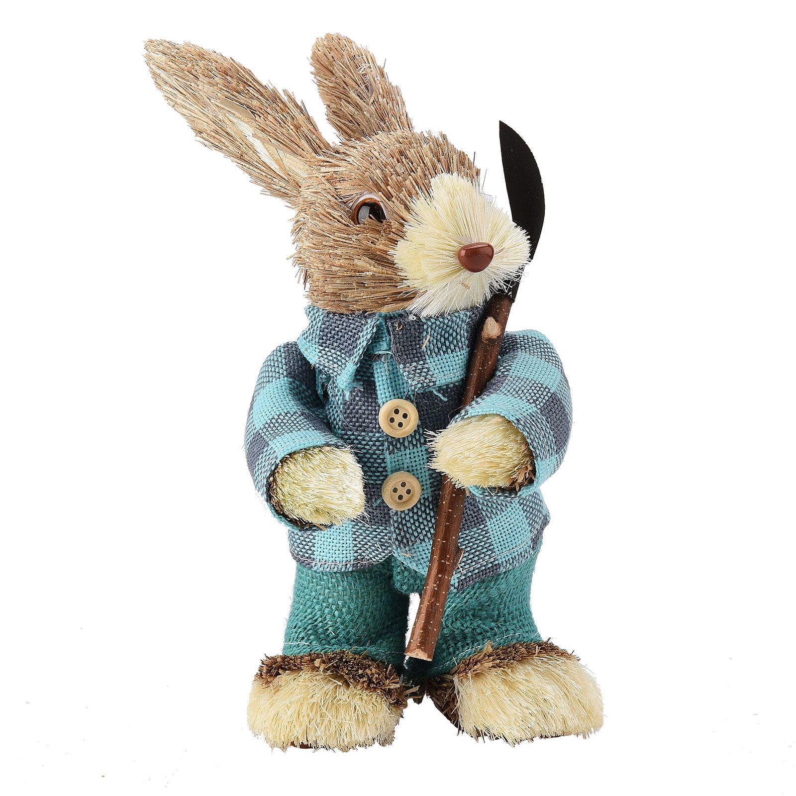 Cattail Eco Friendly Bright Colors Lifelike Durable Easter Bunny Figurine — image 1