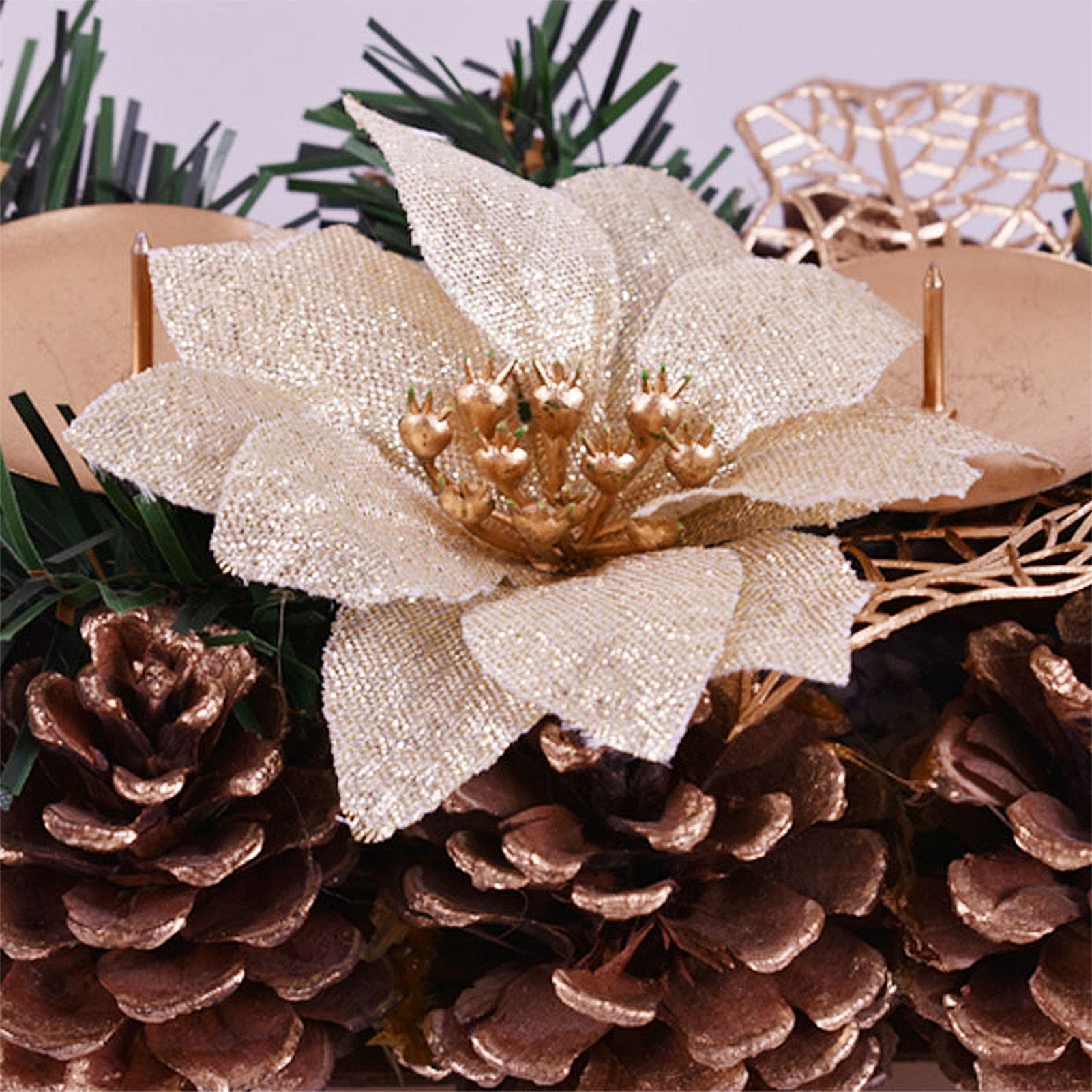 Christmas Decorations Candlesticks Christmas Table Centerpiece view 3