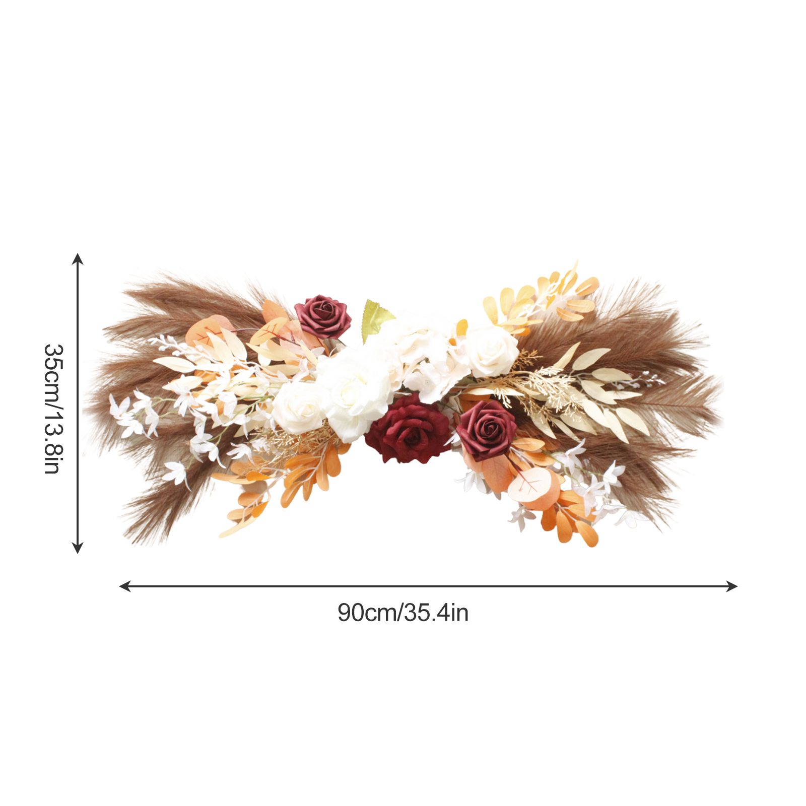 Wedding Decoration Arch Flower Welcome Water Sign Flower Artificial Flowers Swag view 13