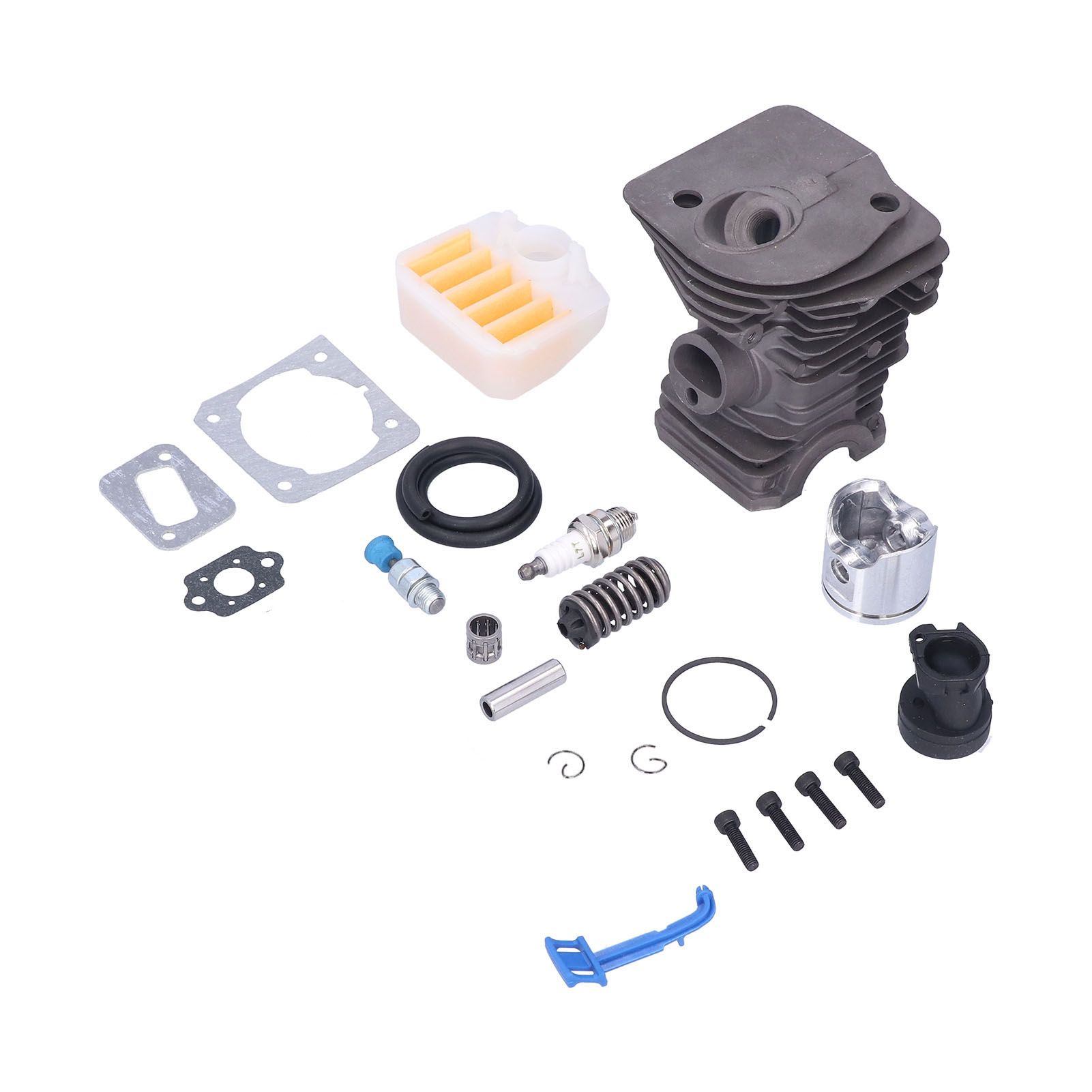 340 345 350 Cylinder Piston Air Filter Paper Pad Intake Pipe Spark Plug view 4