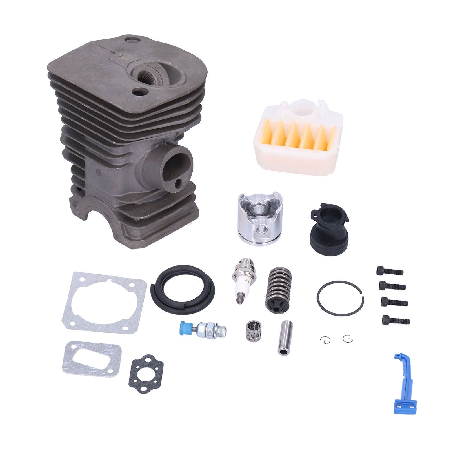 340 345 350 Cylinder Piston Air Filter Paper Pad Intake Pipe Spark Plug view 6