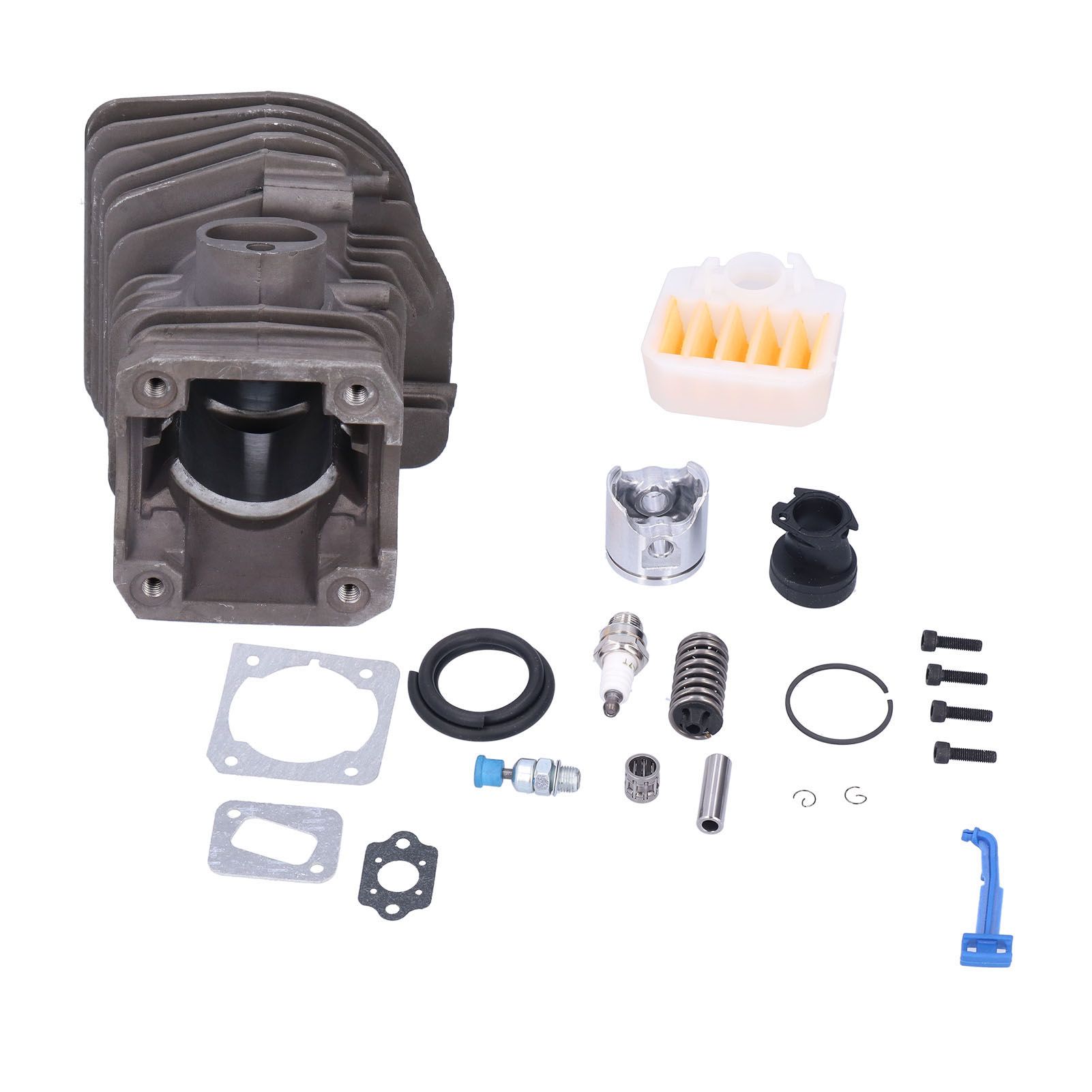 340 345 350 Cylinder Piston Air Filter Paper Pad Intake Pipe Spark Plug view 9