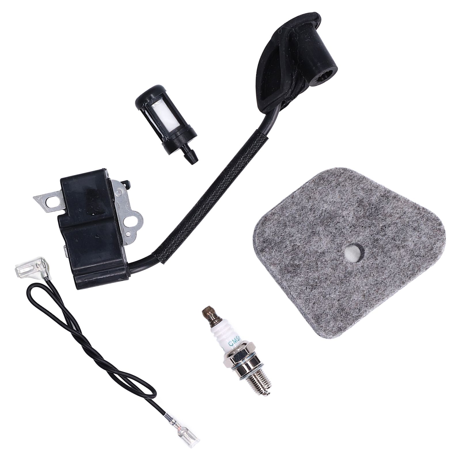 Ignition Coil Module Sponge Spark Plug Oil Filter Suitable for Stihl FS90R view 2