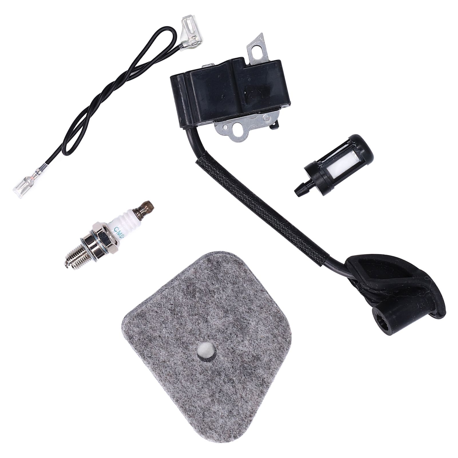 Ignition Coil Module Sponge Spark Plug Oil Filter Suitable for Stihl FS90R view 3