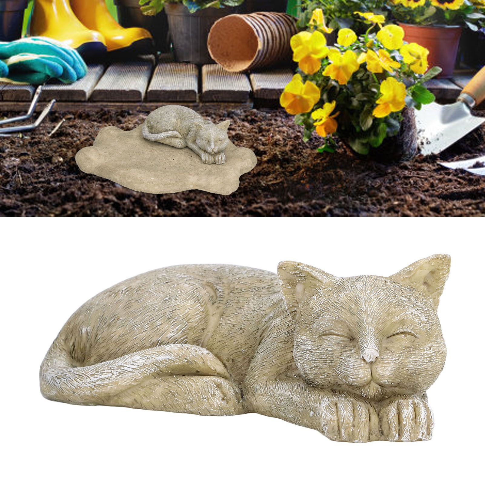 Imitation Stone Pet Memorial Tombstone Cat Dog Commemorative Resin Crafts view 11
