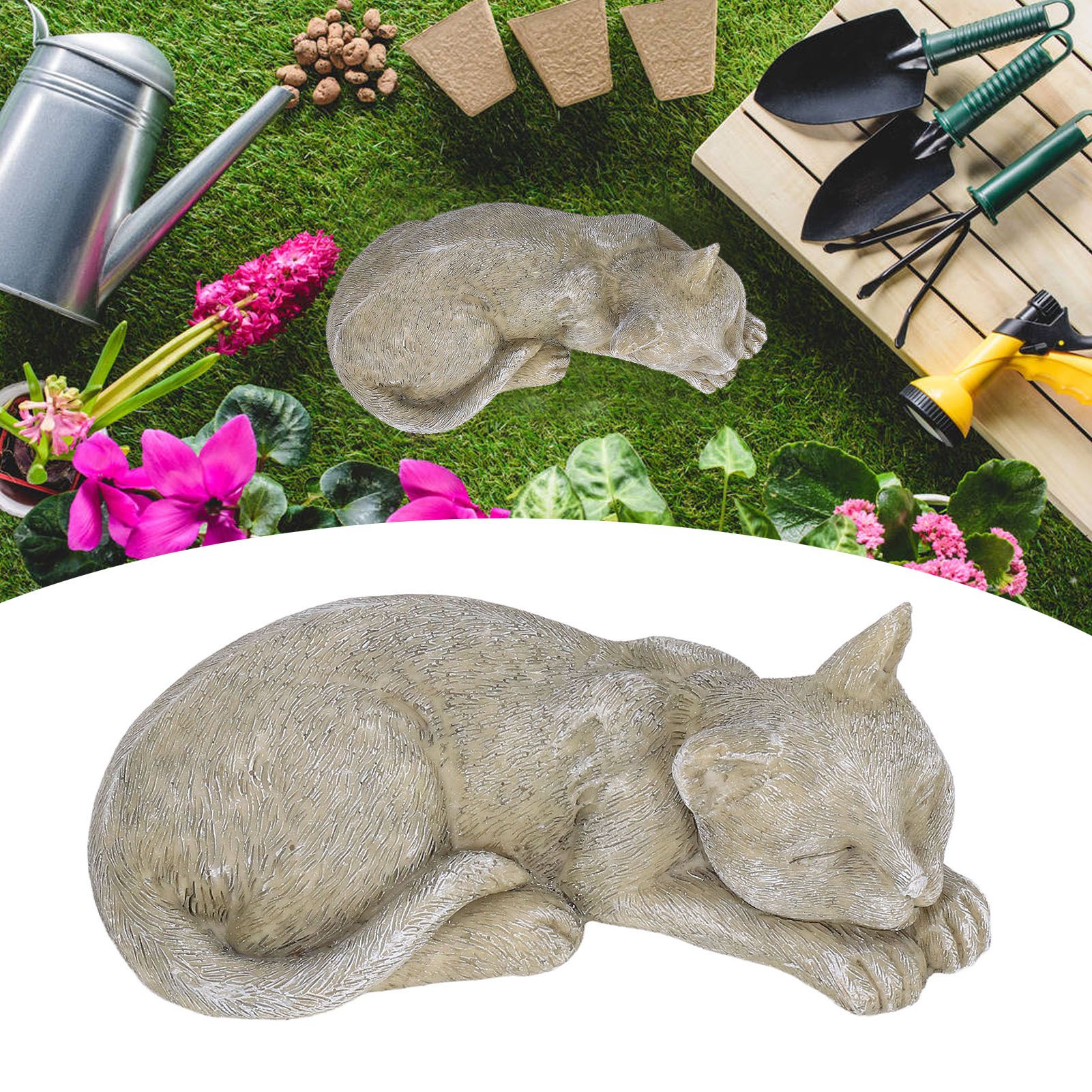 Imitation Stone Pet Memorial Tombstone Cat Dog Commemorative Resin Crafts view 12