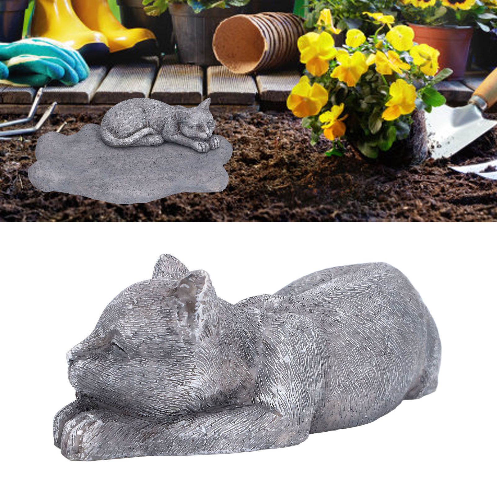 Imitation Stone Pet Memorial Tombstone Cat Dog Commemorative Resin Crafts view 12