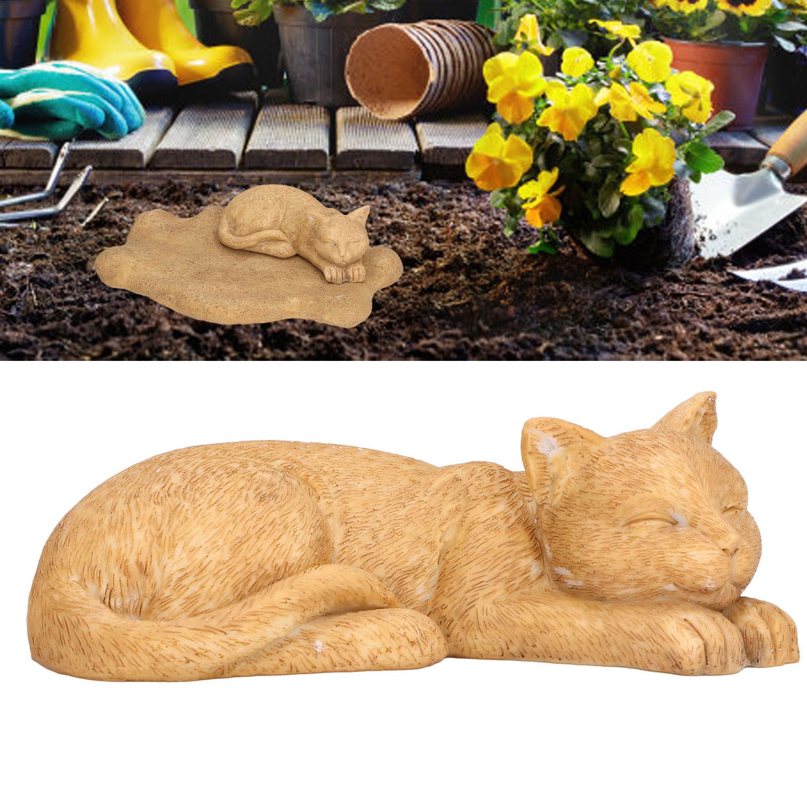 Imitation Stone Pet Memorial Tombstone Cat Dog Commemorative Resin Crafts view 11