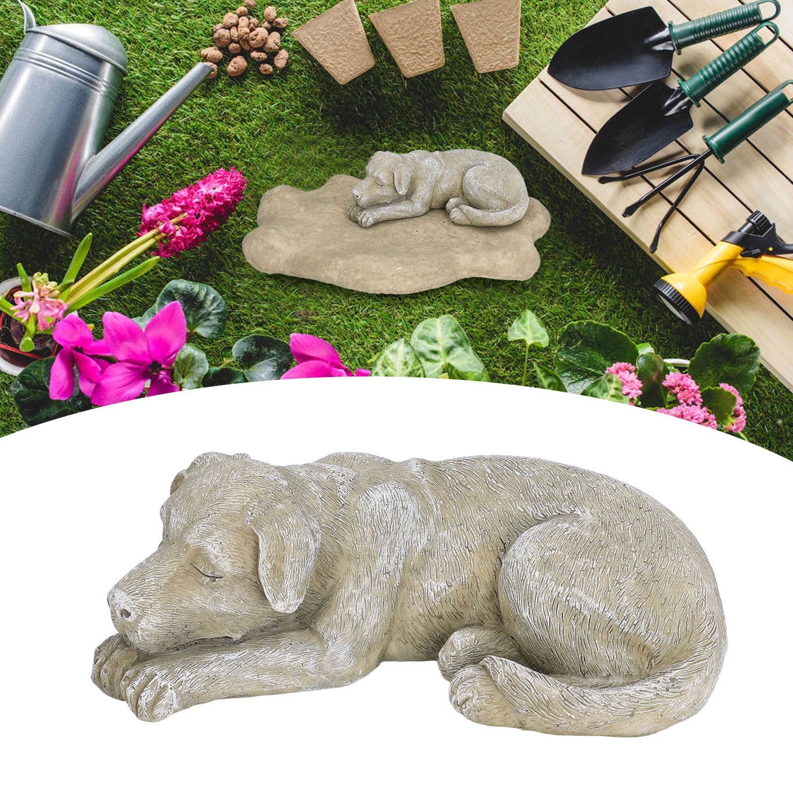 Imitation Stone Pet Memorial Tombstone Cat Dog Commemorative Resin Crafts view 11