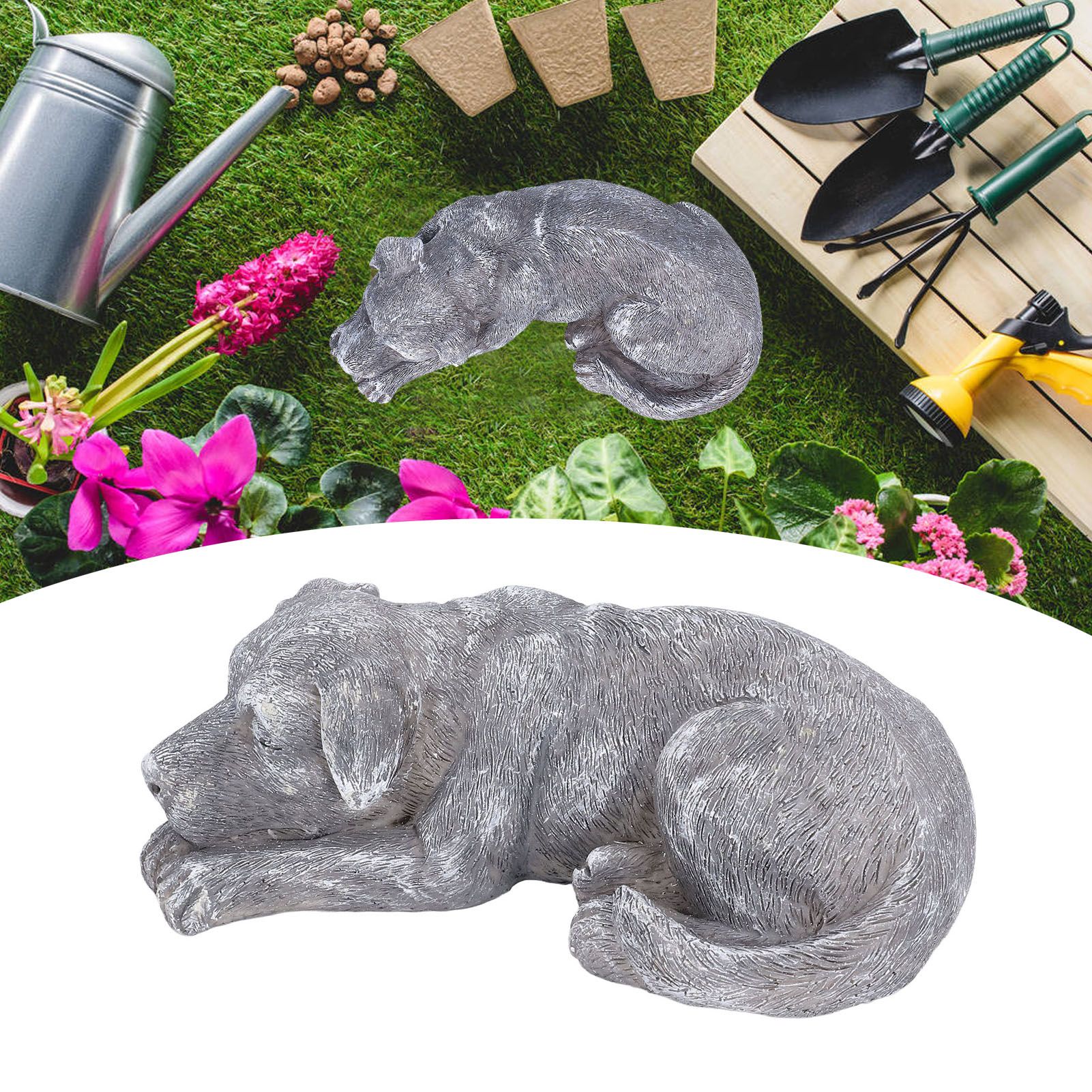 Imitation Stone Pet Memorial Tombstone Cat Dog Commemorative Resin Crafts view 11