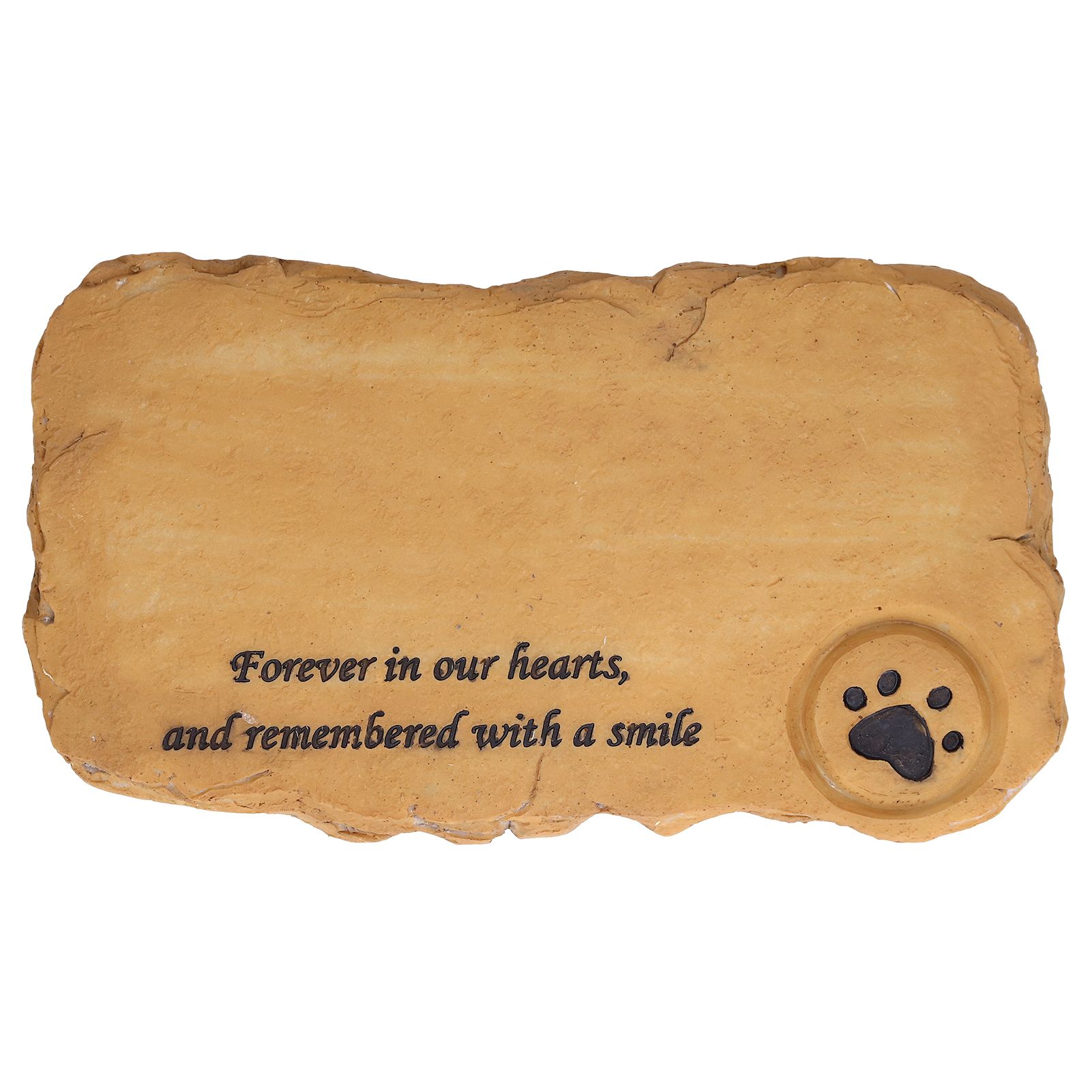 Pet Memorial Tombstone Weatherproof Resin Pet Memorial Garden Stone for Garden — image 1