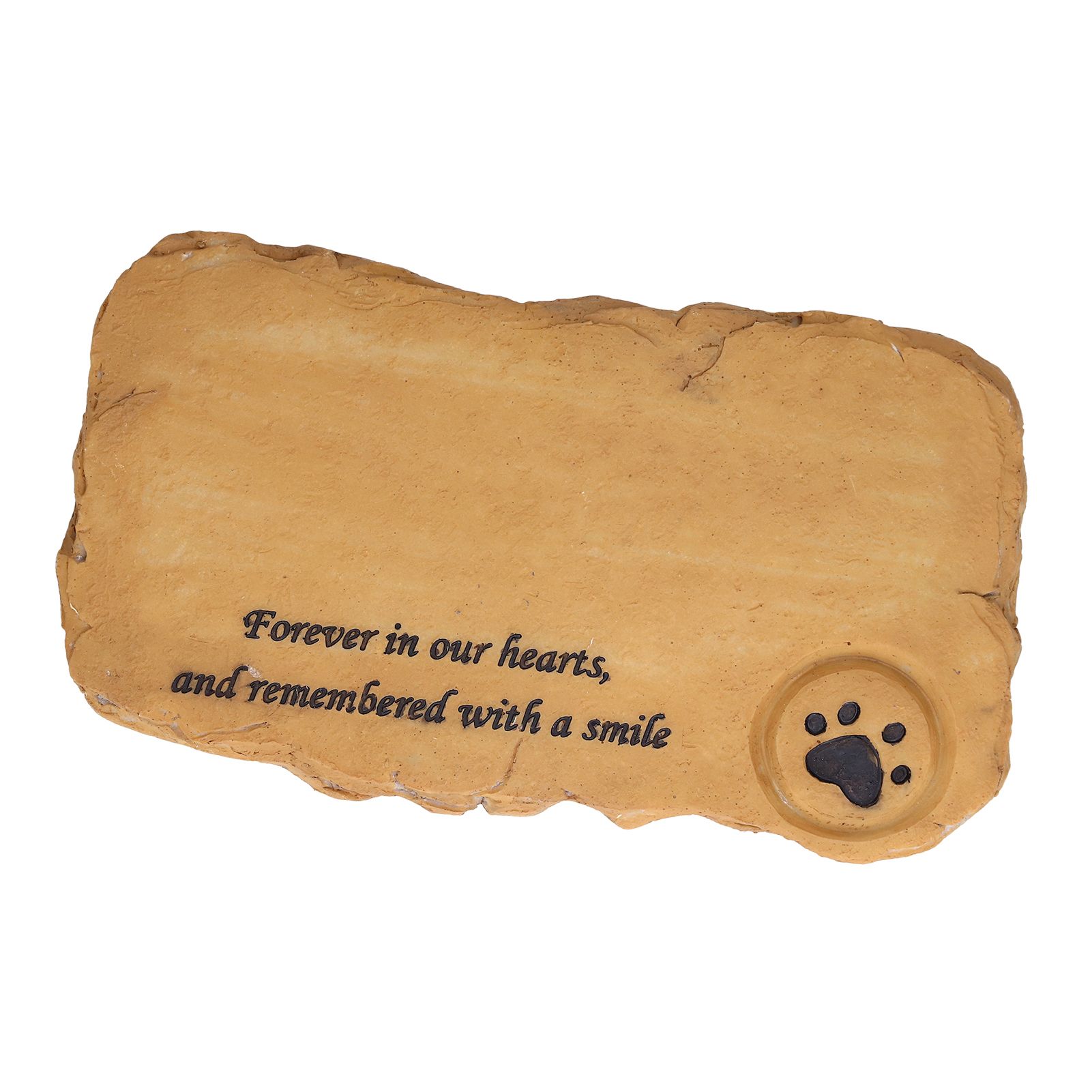 Pet Memorial Tombstone Weatherproof Resin Pet Memorial Garden Stone for Garden view 2