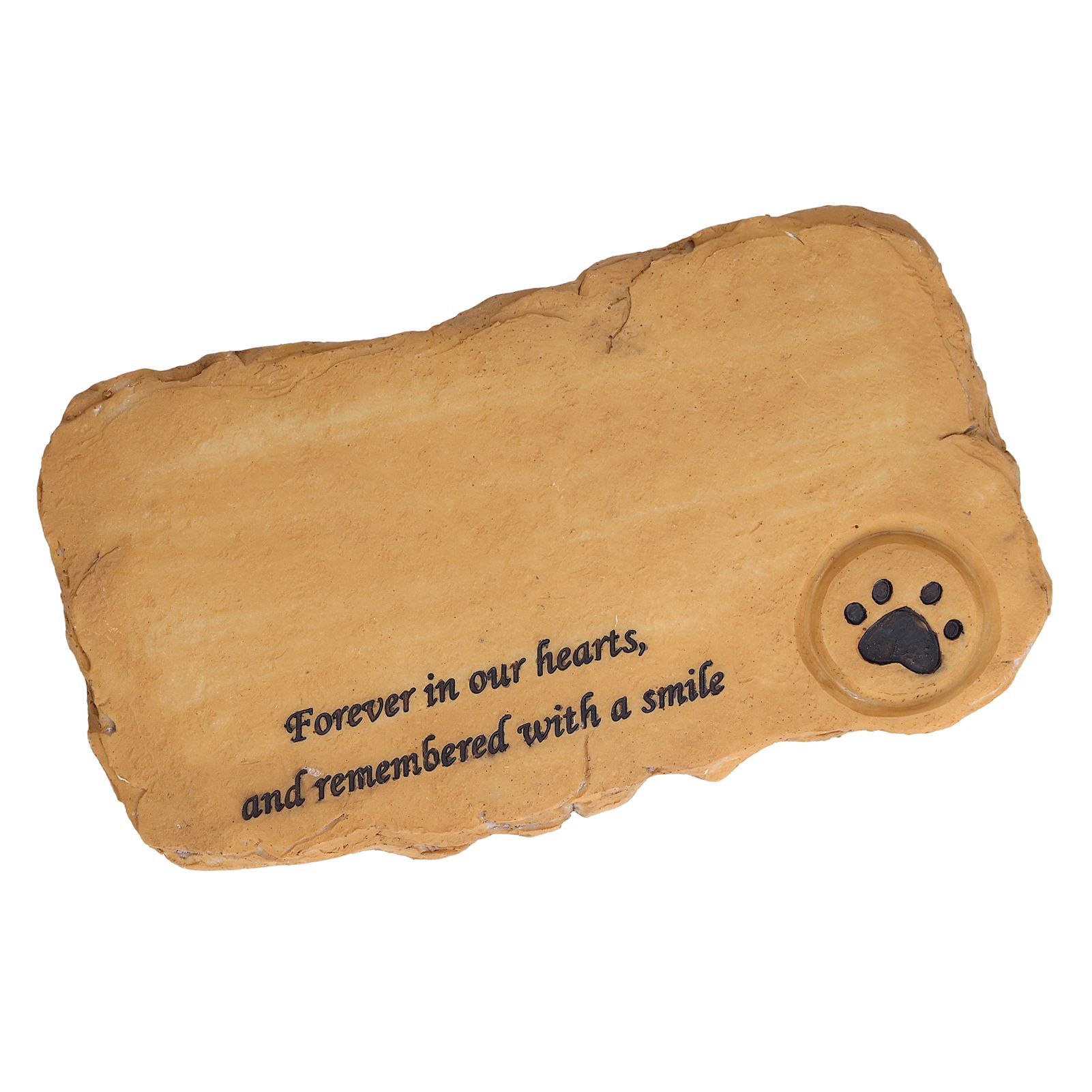 Pet Memorial Tombstone Weatherproof Resin Pet Memorial Garden Stone for Garden view 3
