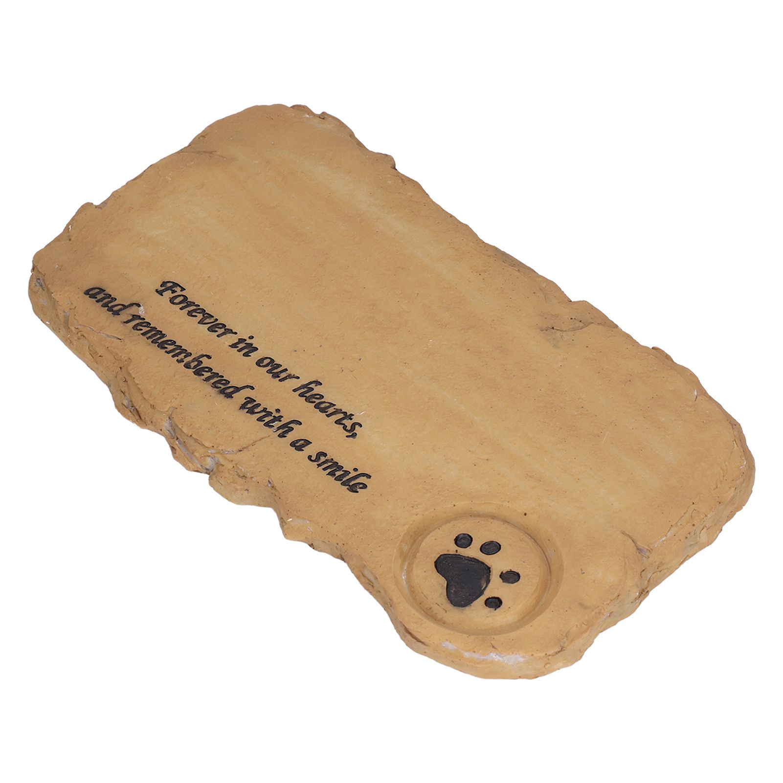 Pet Memorial Tombstone Weatherproof Resin Pet Memorial Garden Stone for Garden view 6