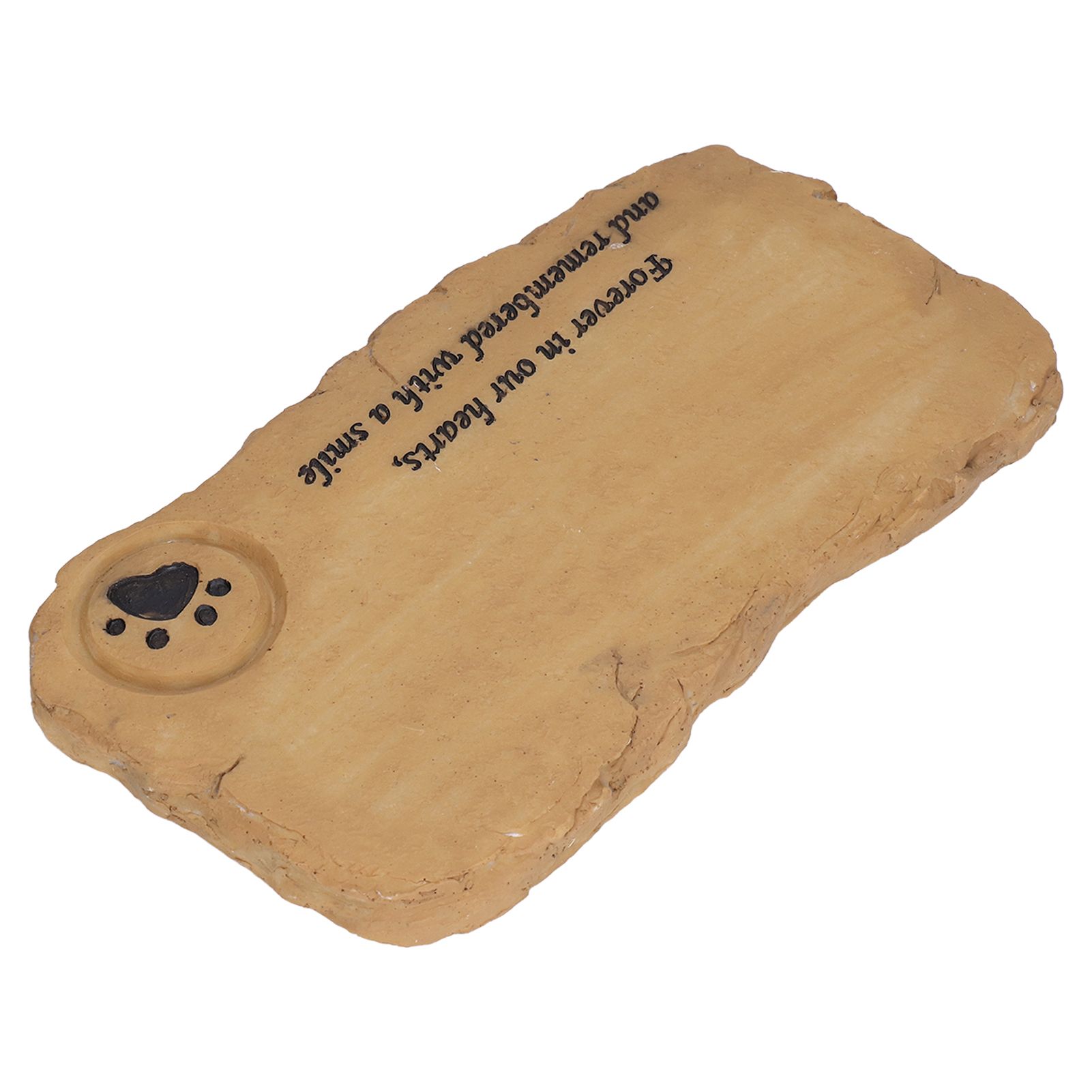 Pet Memorial Tombstone Weatherproof Resin Pet Memorial Garden Stone for Garden view 7