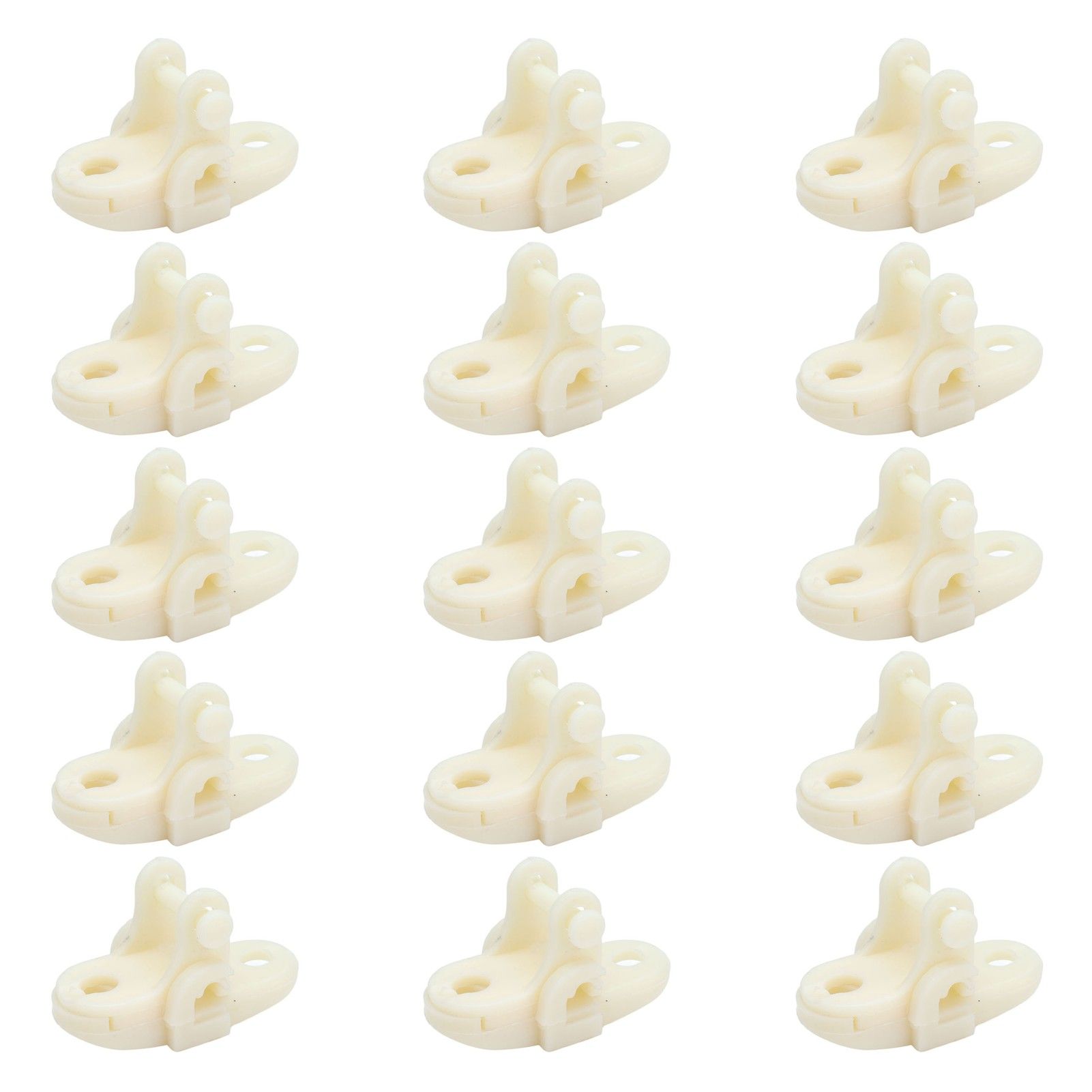 15pcs Greenhouses Pulley Plastic White Durable Ventilator Pulley Wheel for