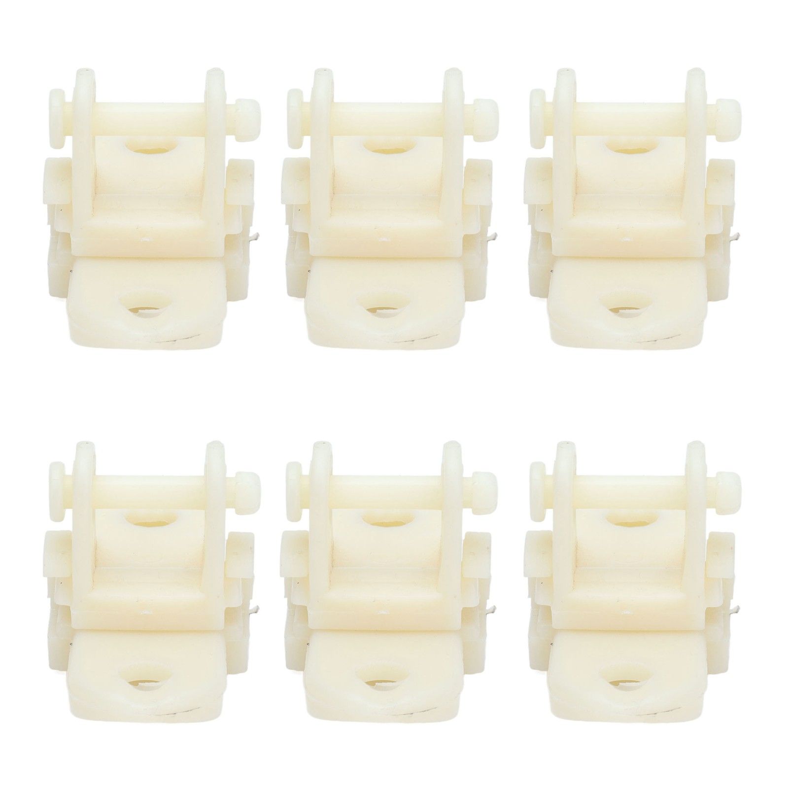 15pcs Greenhouses Pulley Plastic White Durable Ventilator Pulley Wheel for view 2