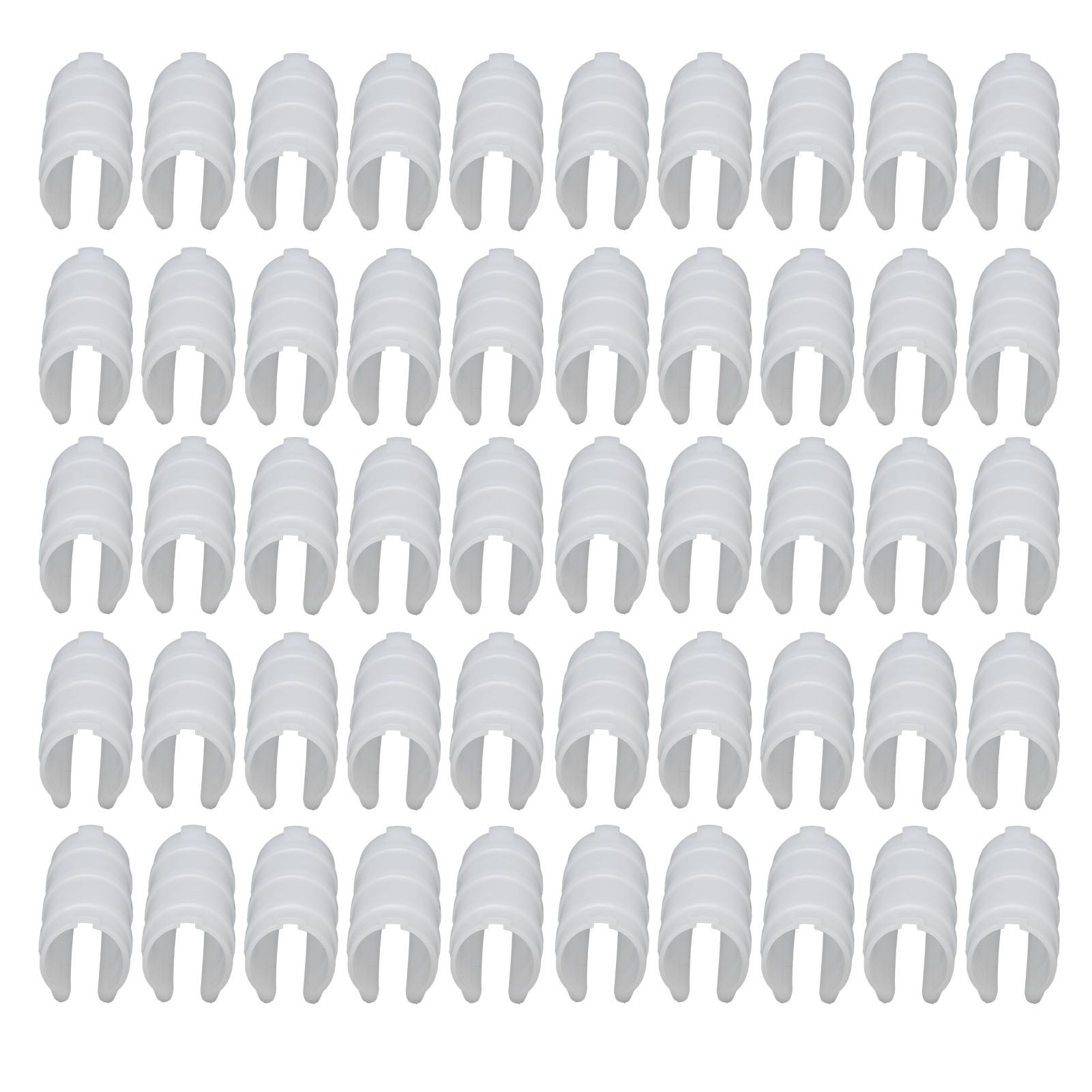 50PCS 10cm Greenhouse Film Clamp Heat Resistant Tube Clip Gardening Frame Pipe view 8