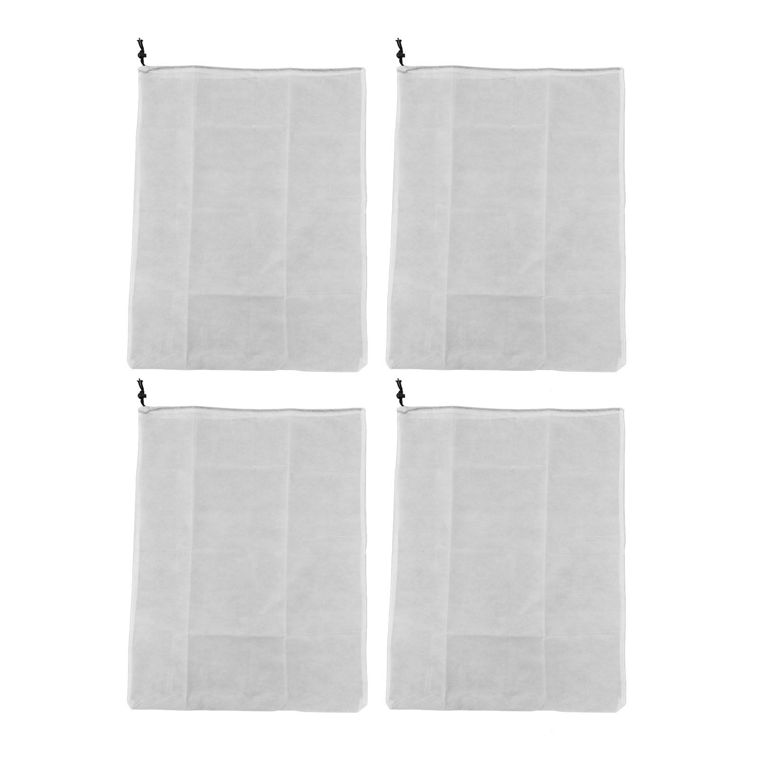 4pcs Plant Covers Reusable Winter Frost Protection Bag with Drawstring for