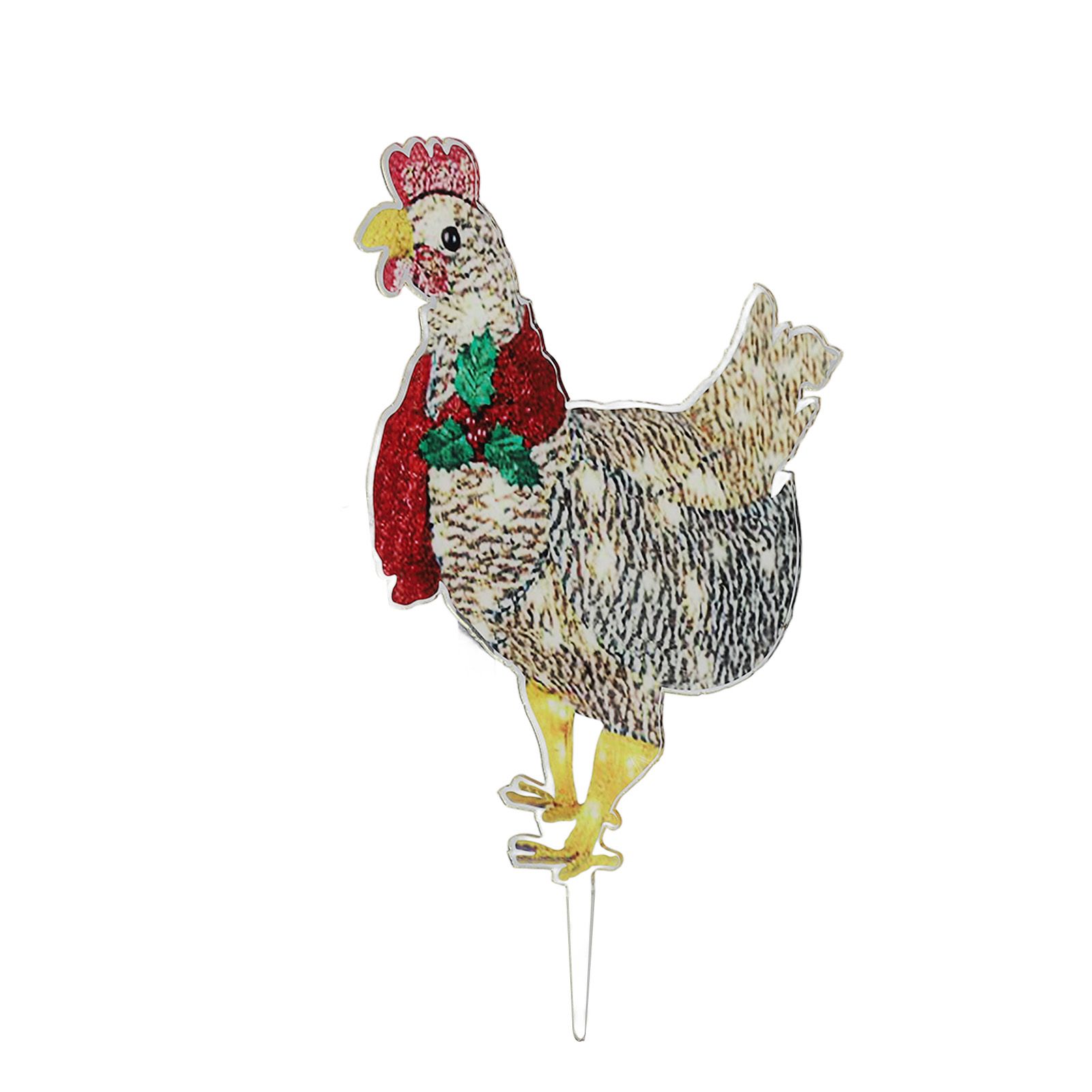 Christmas Chicken Shape Decorative LED Lights Light Up Christmas Decor with view 8