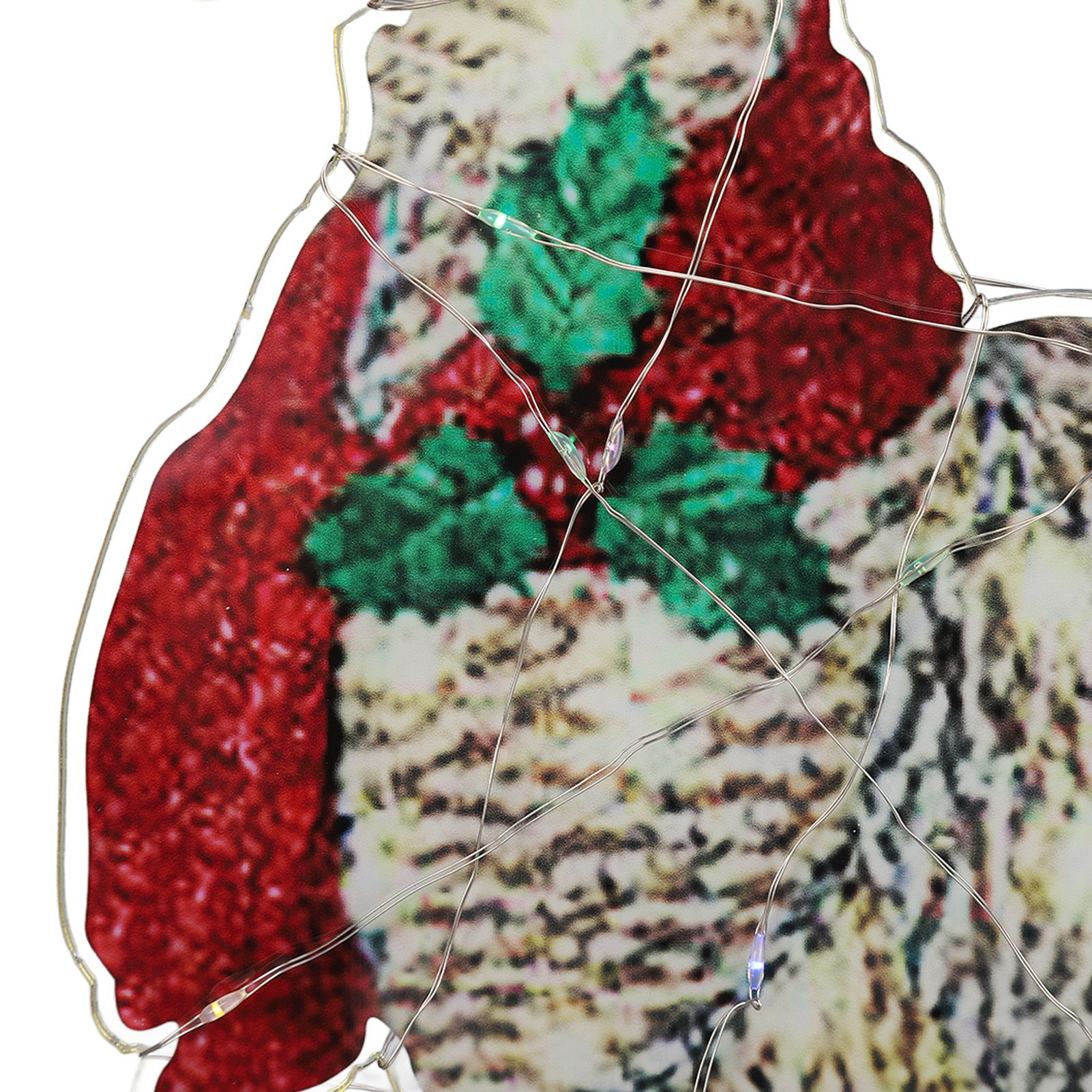 Christmas Chicken Shape Decorative LED Lights Light Up Christmas Decor with view 14