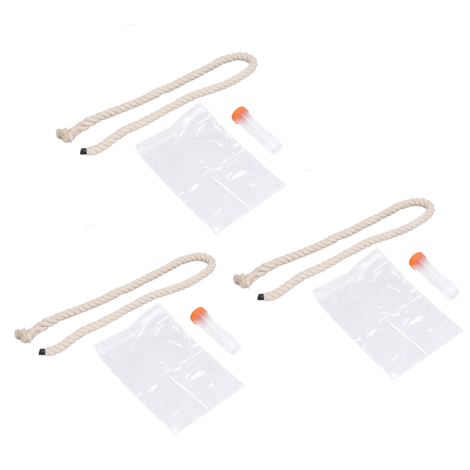 3Sets Saliva Sampling Rope Strong Practicability Complete Tools Soft Cotton view 3