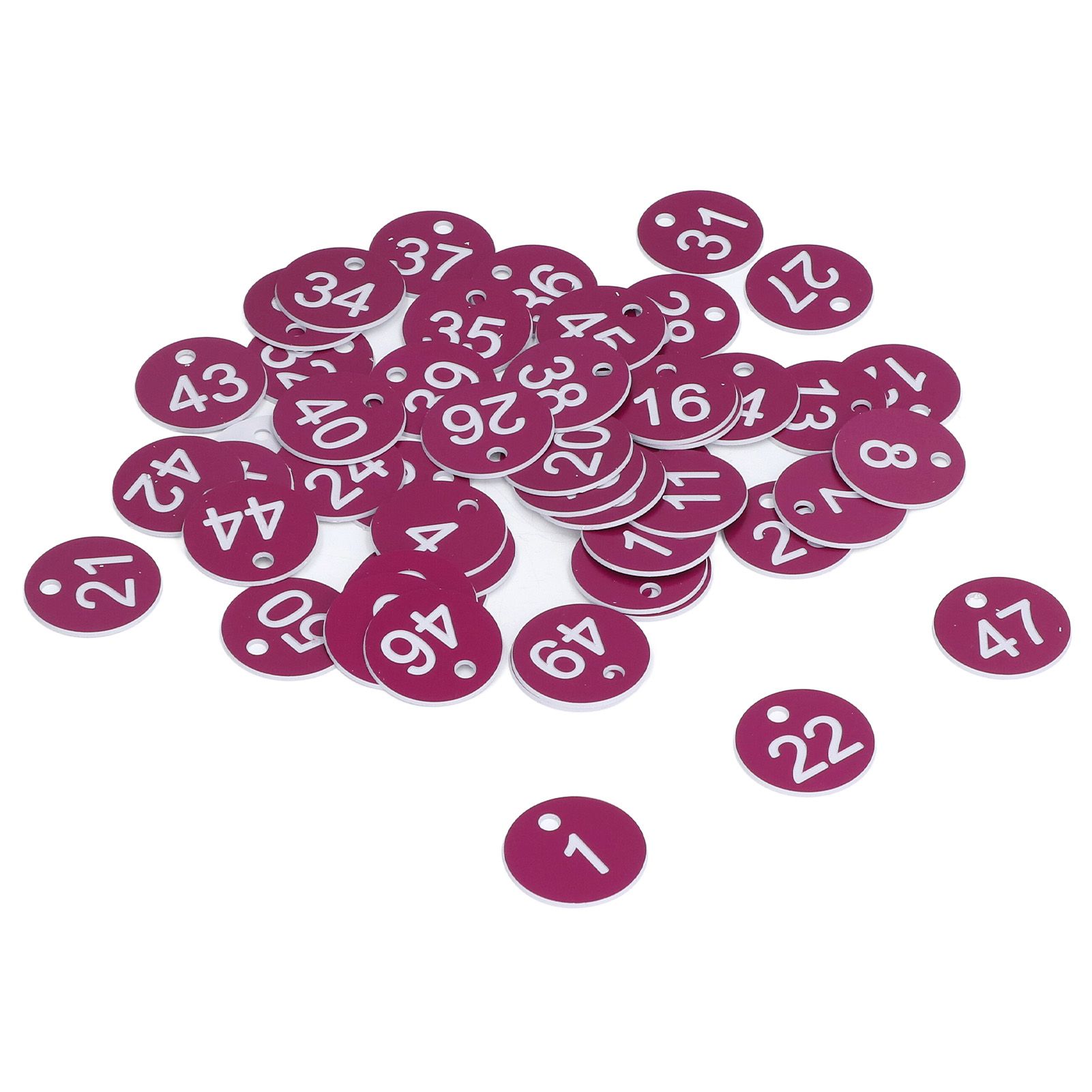 50Pcs Numbered Label Round Simple Beautiful Beehive Tag Breeding Supplies for view 6