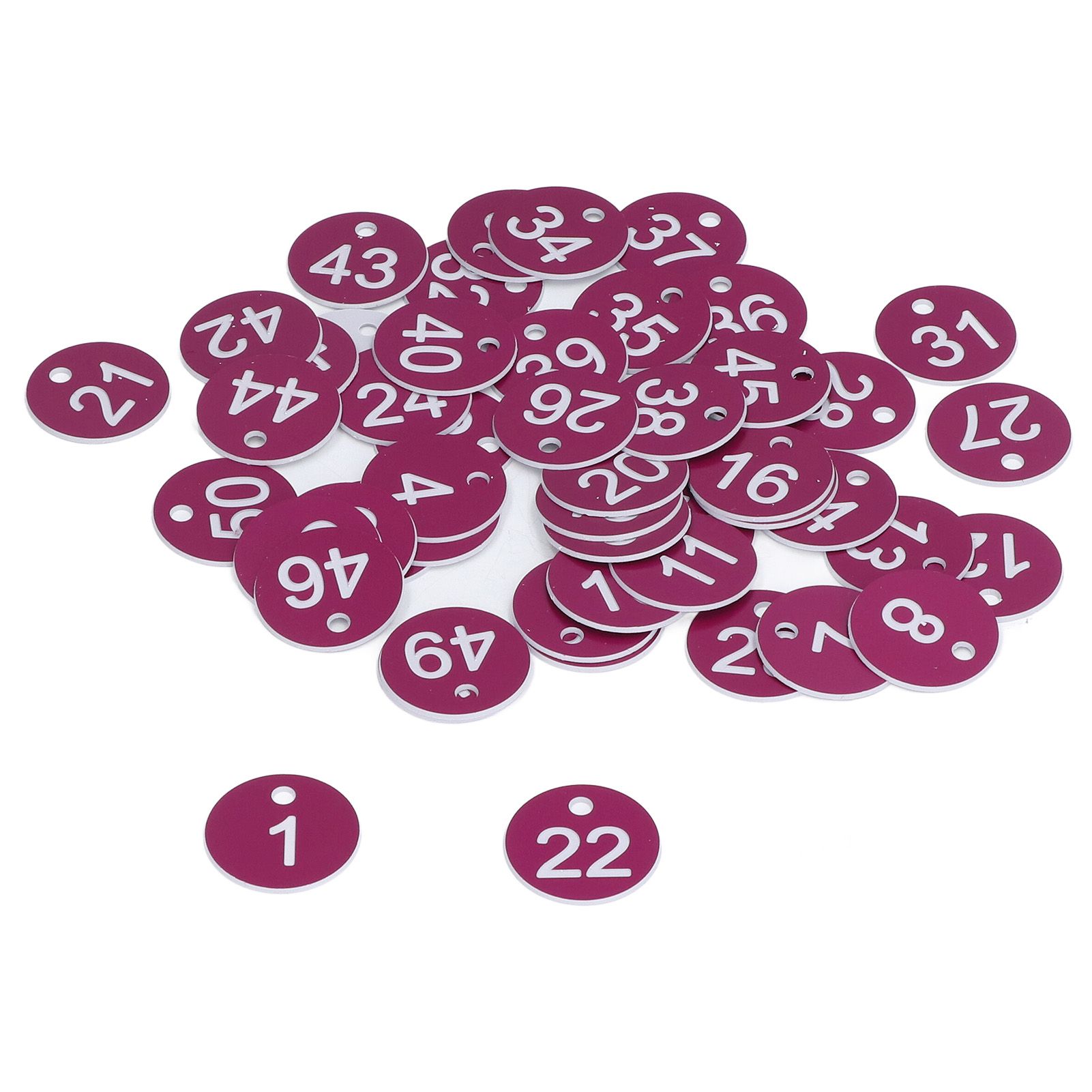 50Pcs Numbered Label Round Simple Beautiful Beehive Tag Breeding Supplies for view 7