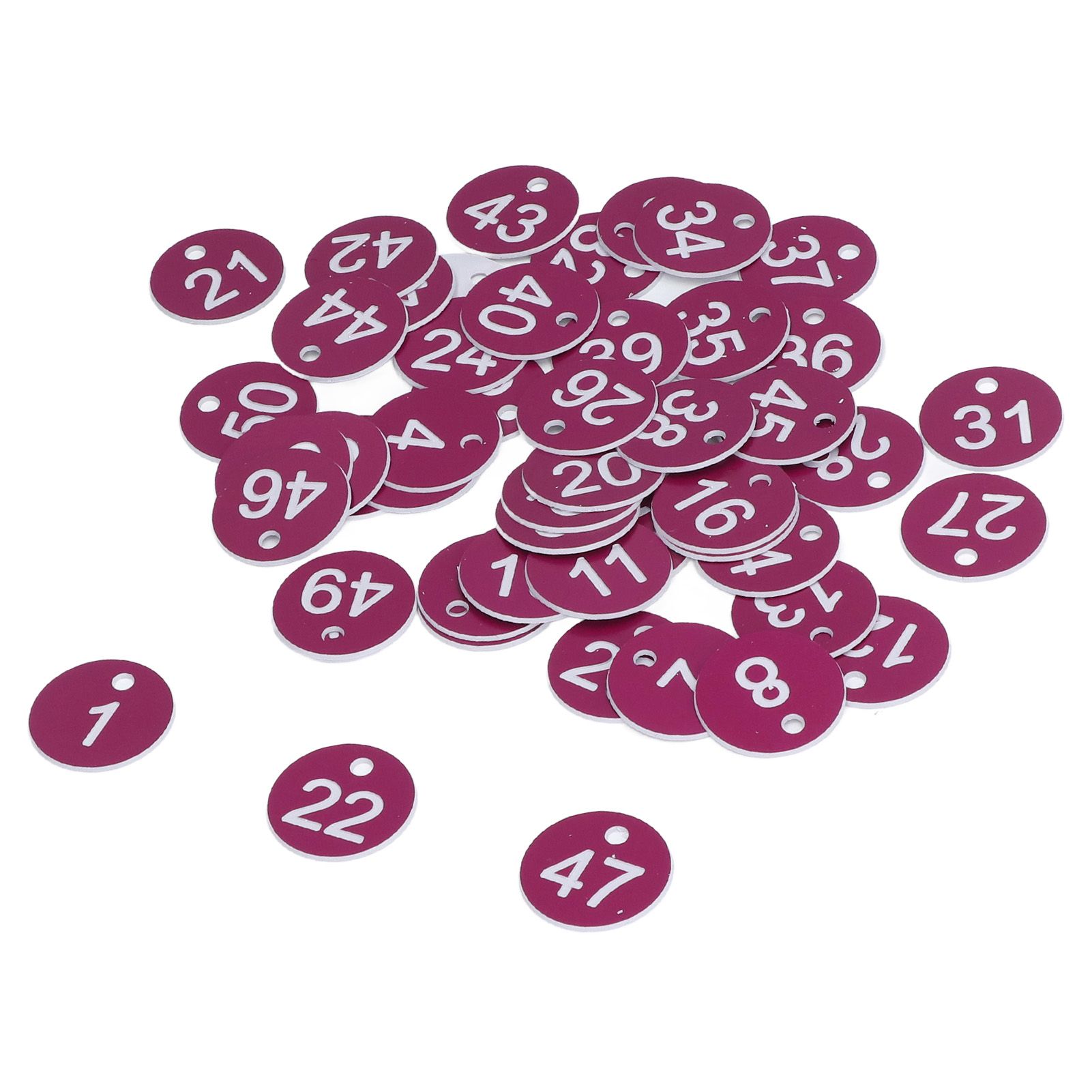 50Pcs Numbered Label Round Simple Beautiful Beehive Tag Breeding Supplies for view 9