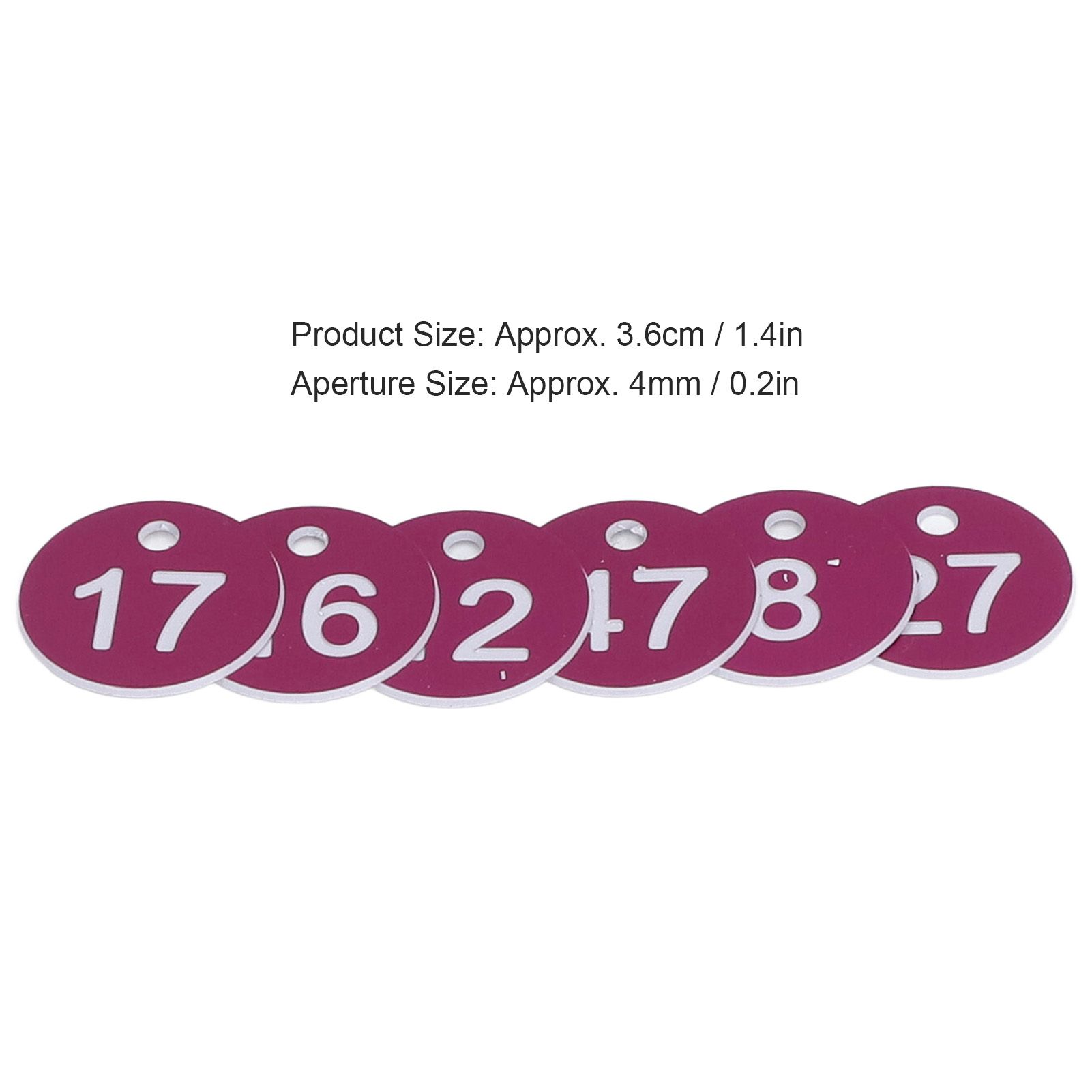 50Pcs Numbered Label Round Simple Beautiful Beehive Tag Breeding Supplies for view 13