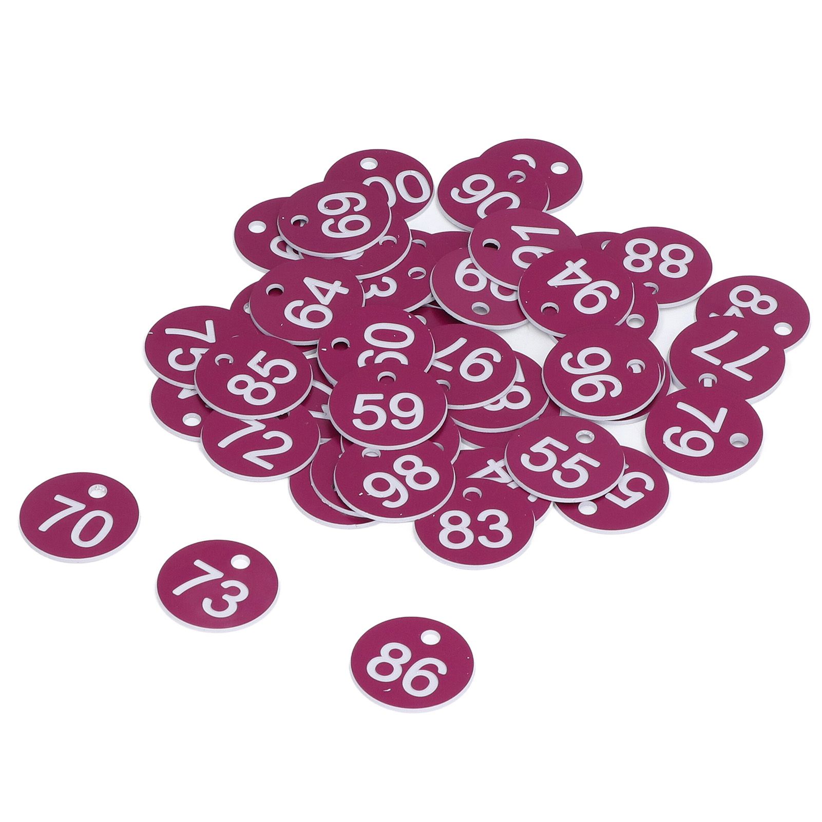 50Pcs Numbered Label Round Simple Beautiful Beehive Tag Breeding Supplies for view 3