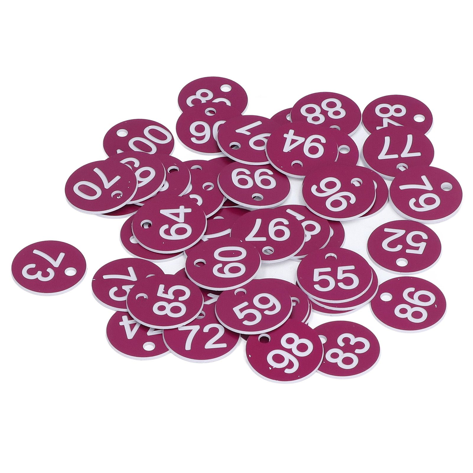 50Pcs Numbered Label Round Simple Beautiful Beehive Tag Breeding Supplies for view 6